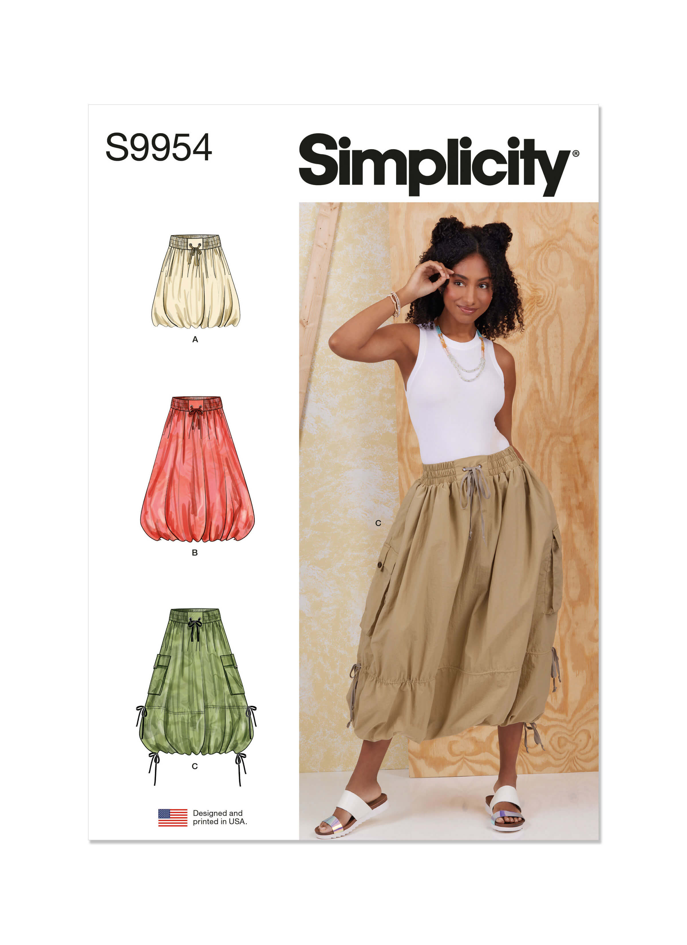 Simplicity Sewing Pattern S9954 Misses' Skirts