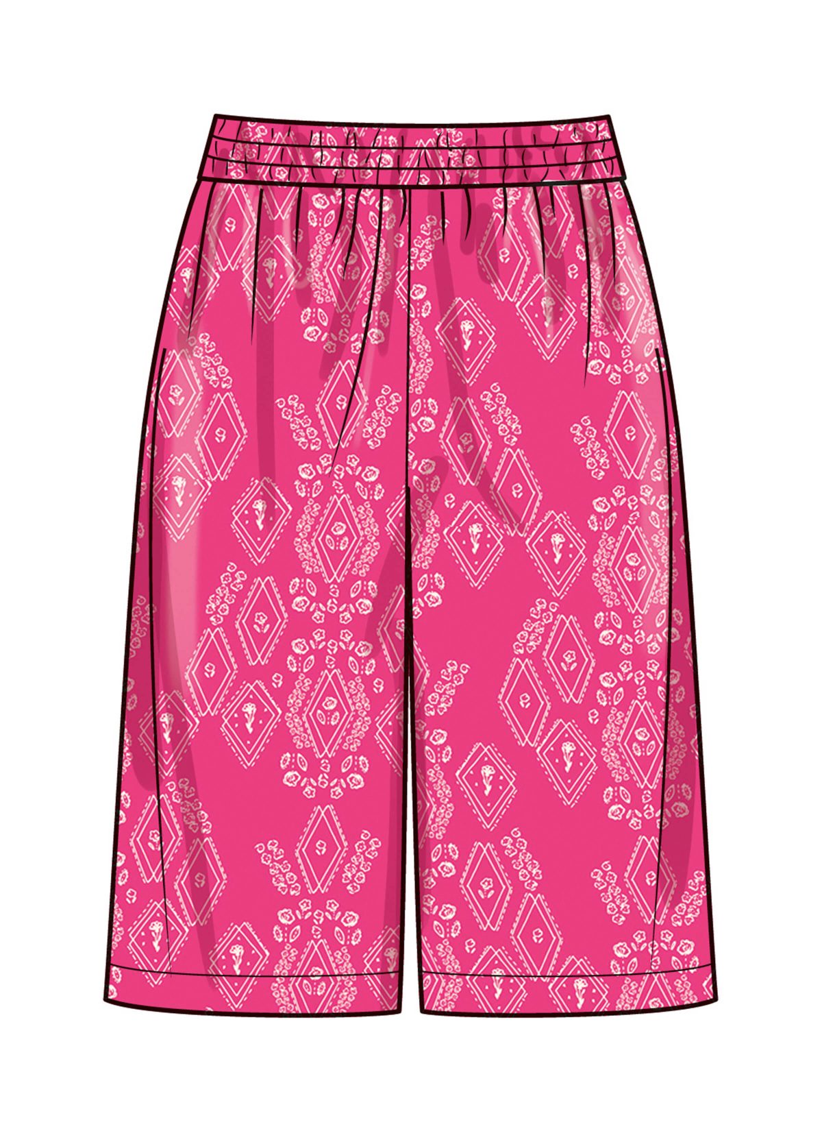 Simplicity Sewing Pattern S9961 Toddlers' Shorts, trousers, Hat and Knit Top Worn Front or Back