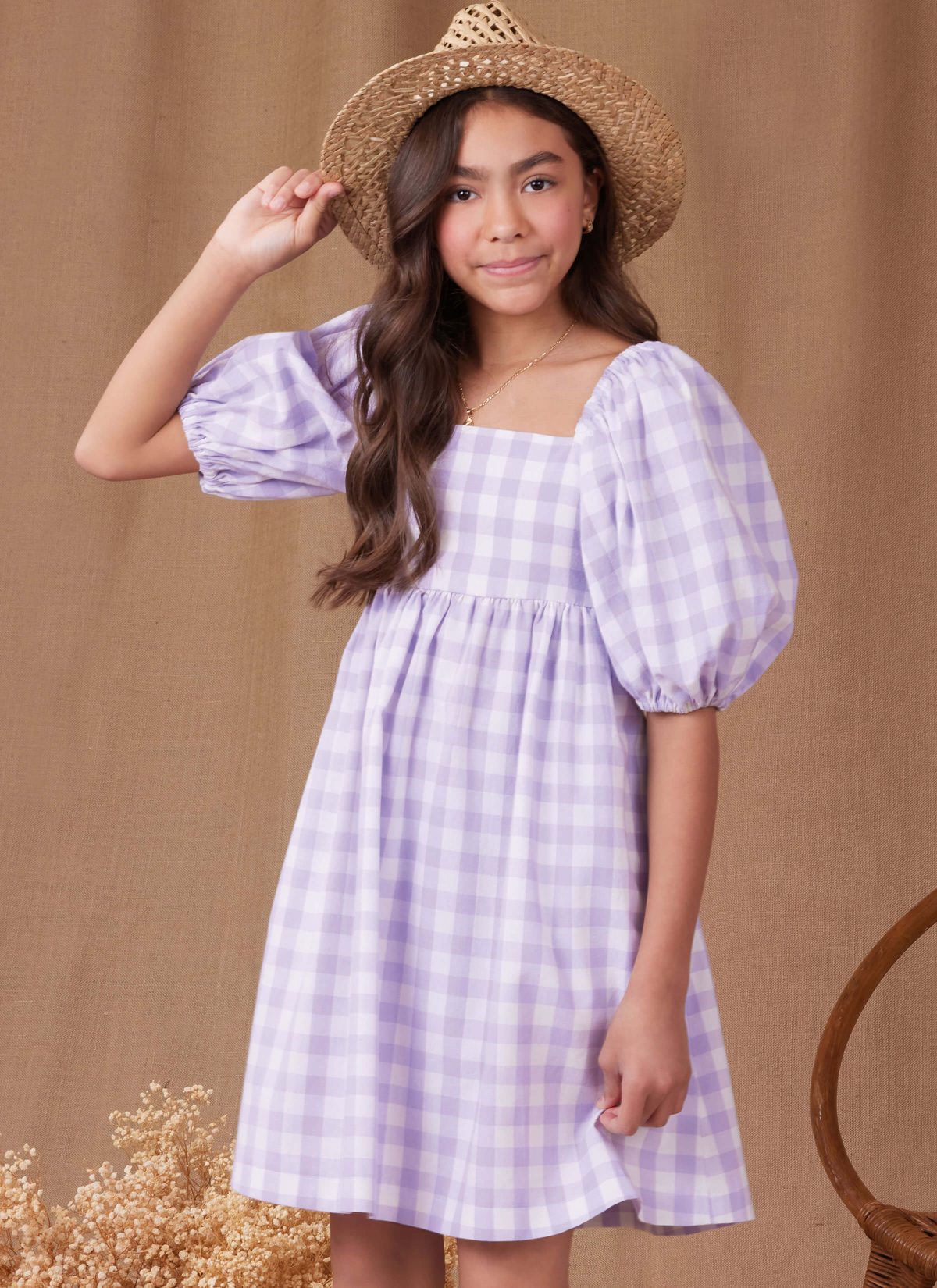 Simplicity Sewing Pattern S9964 Girls' Dress With Back Bodice and Length Variations