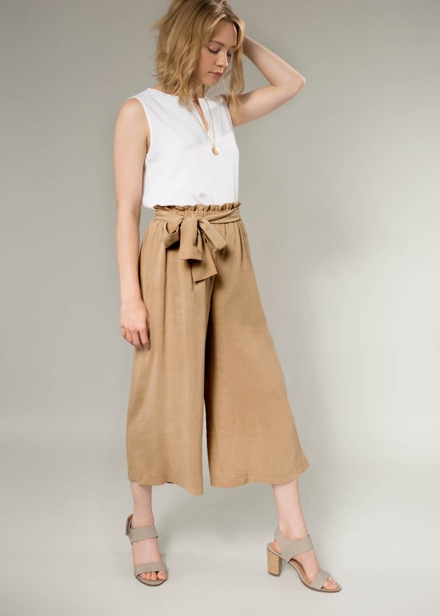 Simplicity PDF Sewing Pattern SP106 Misses' Paper Bag Waist Pants