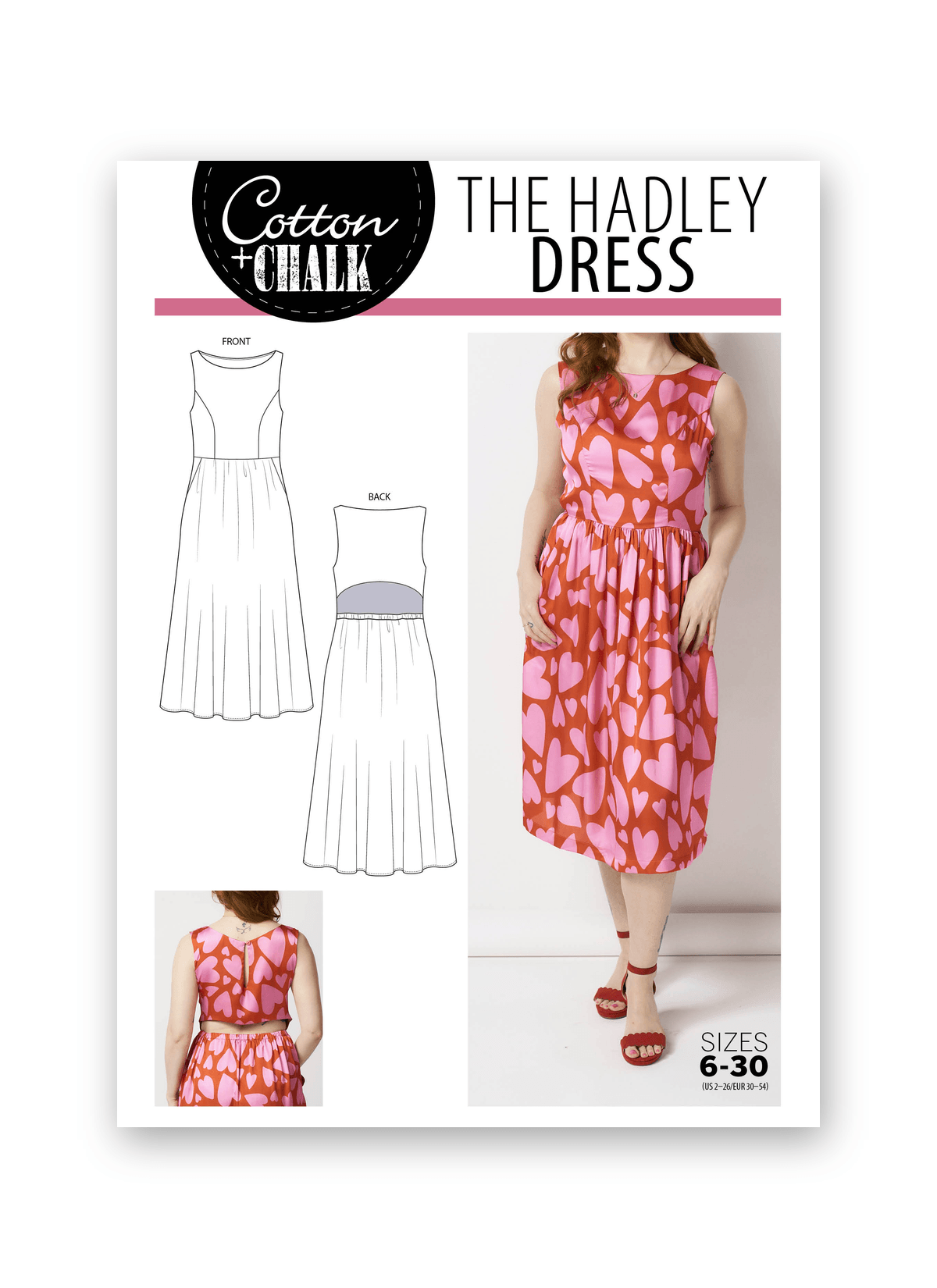 Simply Sewing Hadley Dress PDF Sewing Pattern