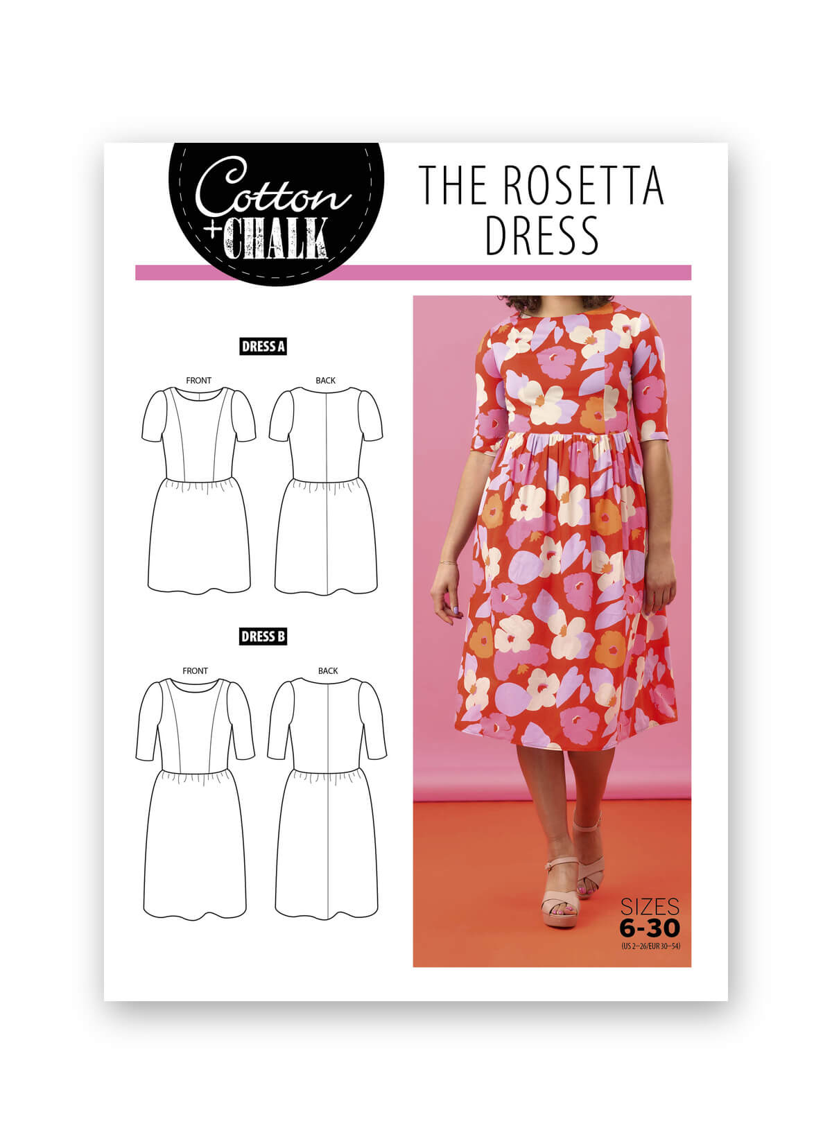 Simply Sewing Rosetta Dress PDF Sewing Pattern