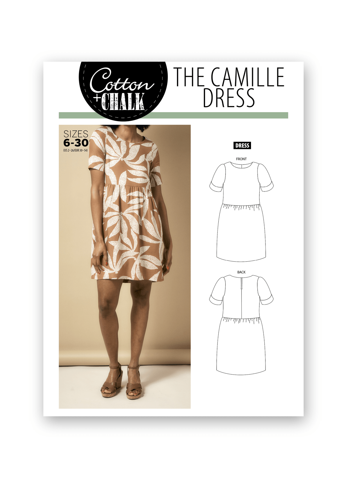 Simply Sewing Camille Dress PDF Sewing Pattern
