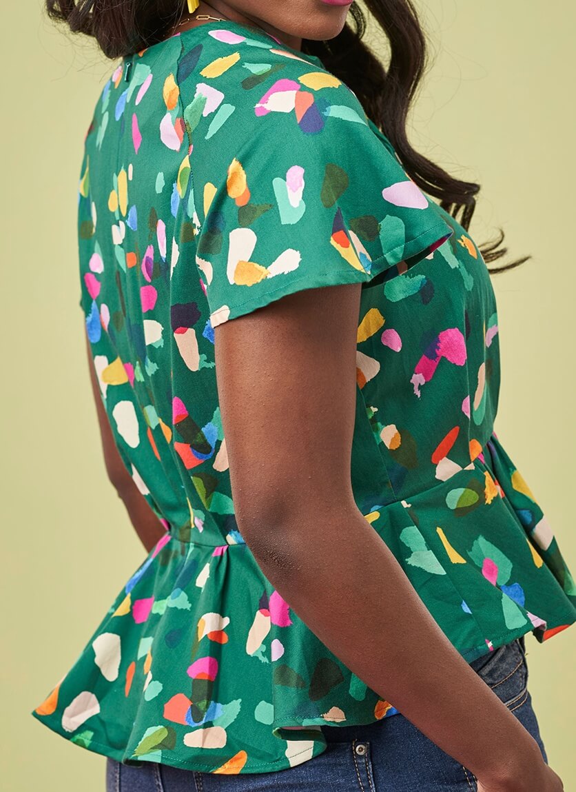Simply Sewing Heather Peplum Top PDF Sewing Pattern