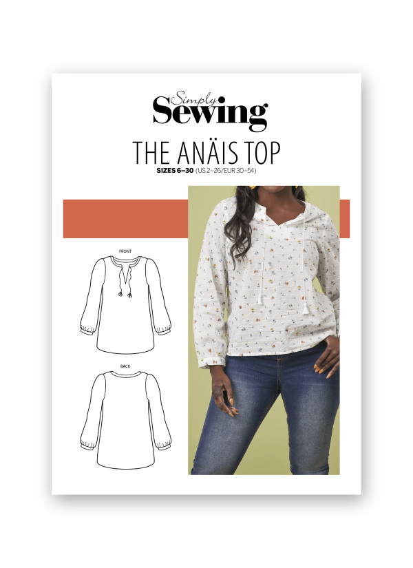Simply Sewing Anais Top PDF Sewing Pattern