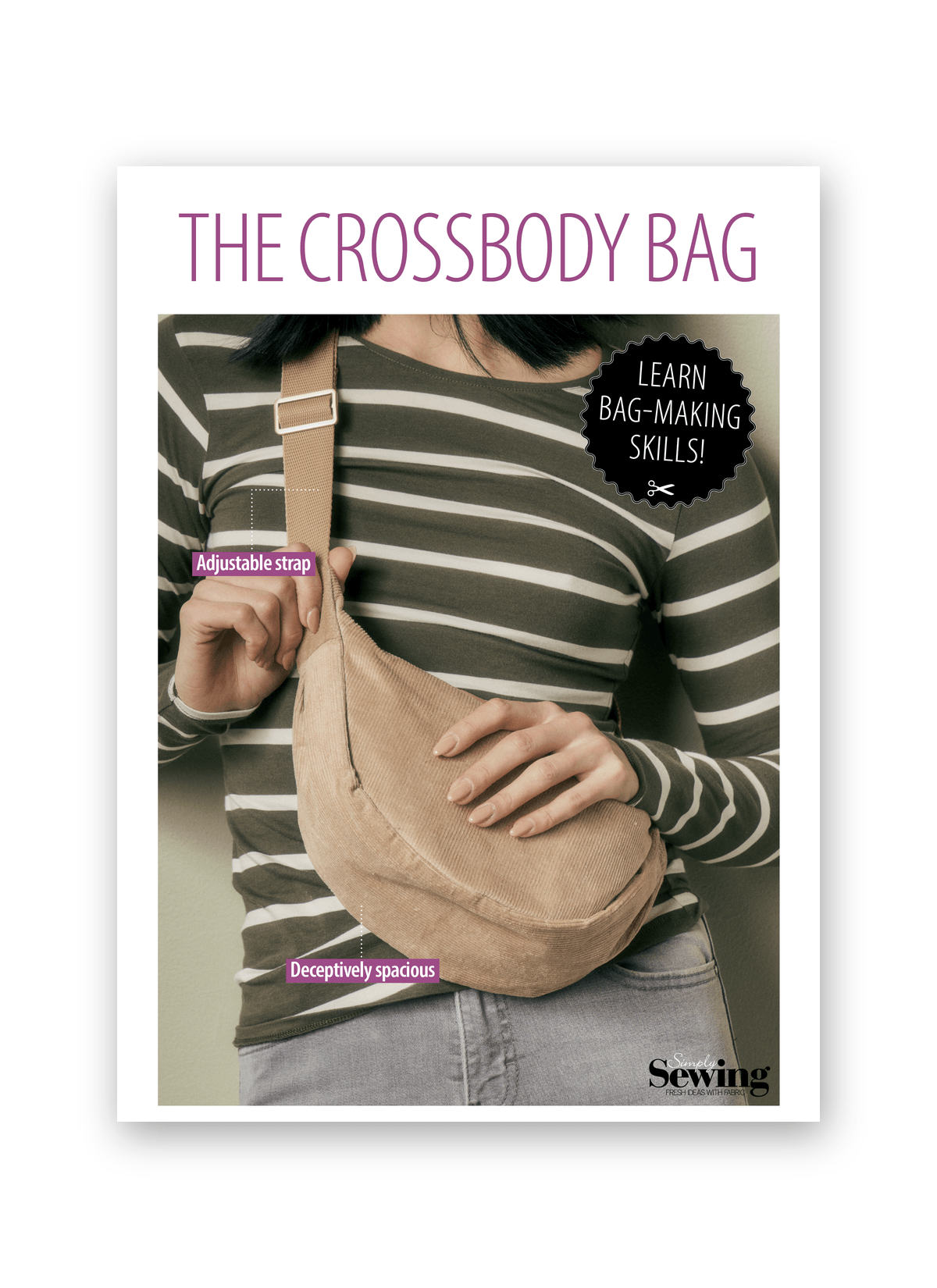 Simply Sewing Crossbody Bag PDF Sewing Pattern