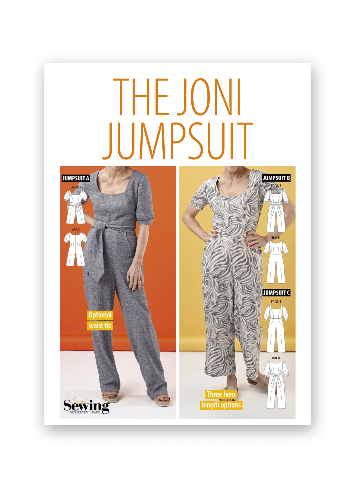 Simply Sewing Joni Jumpsuit PDF Sewing Pattern
