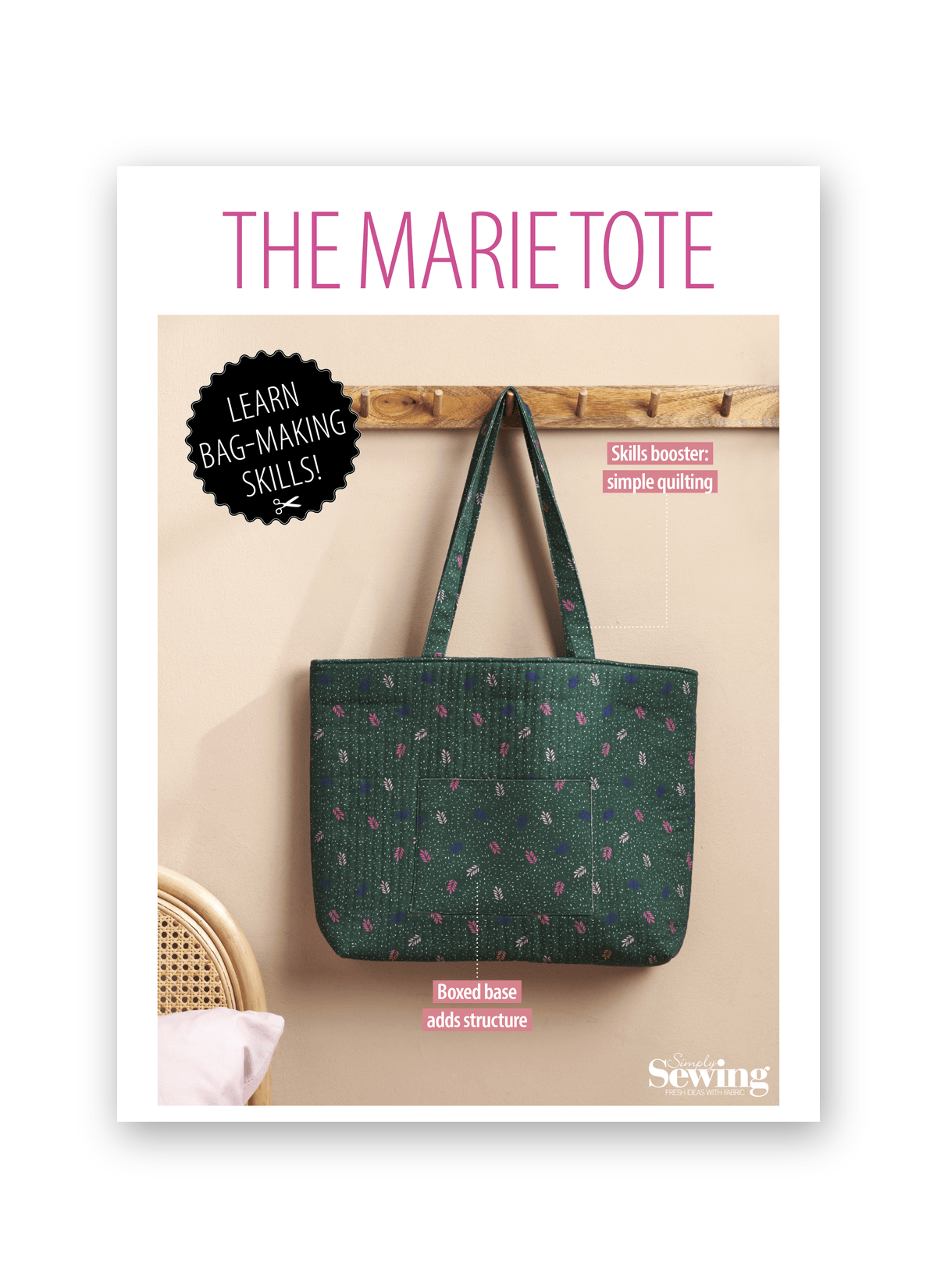 Simply Sewing Marie Tote PDF Sewing Pattern