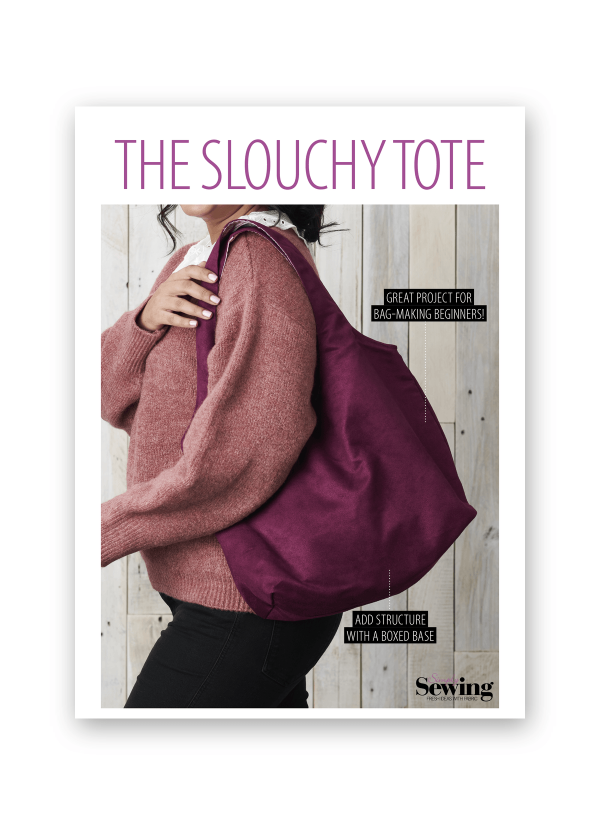 Simply Sewing Slouchy Tote Bag PDF Sewing Pattern