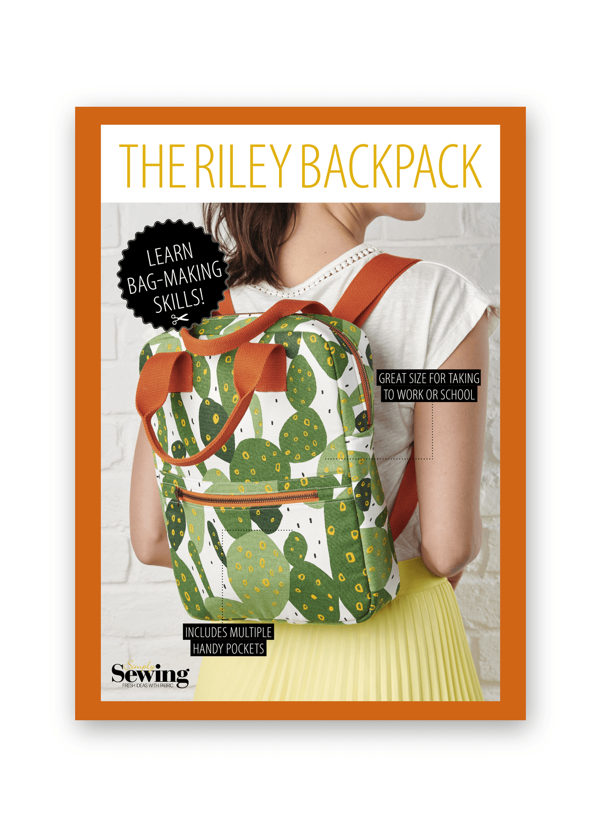 Simply Sewing Riley Backpack PDF Sewing Pattern