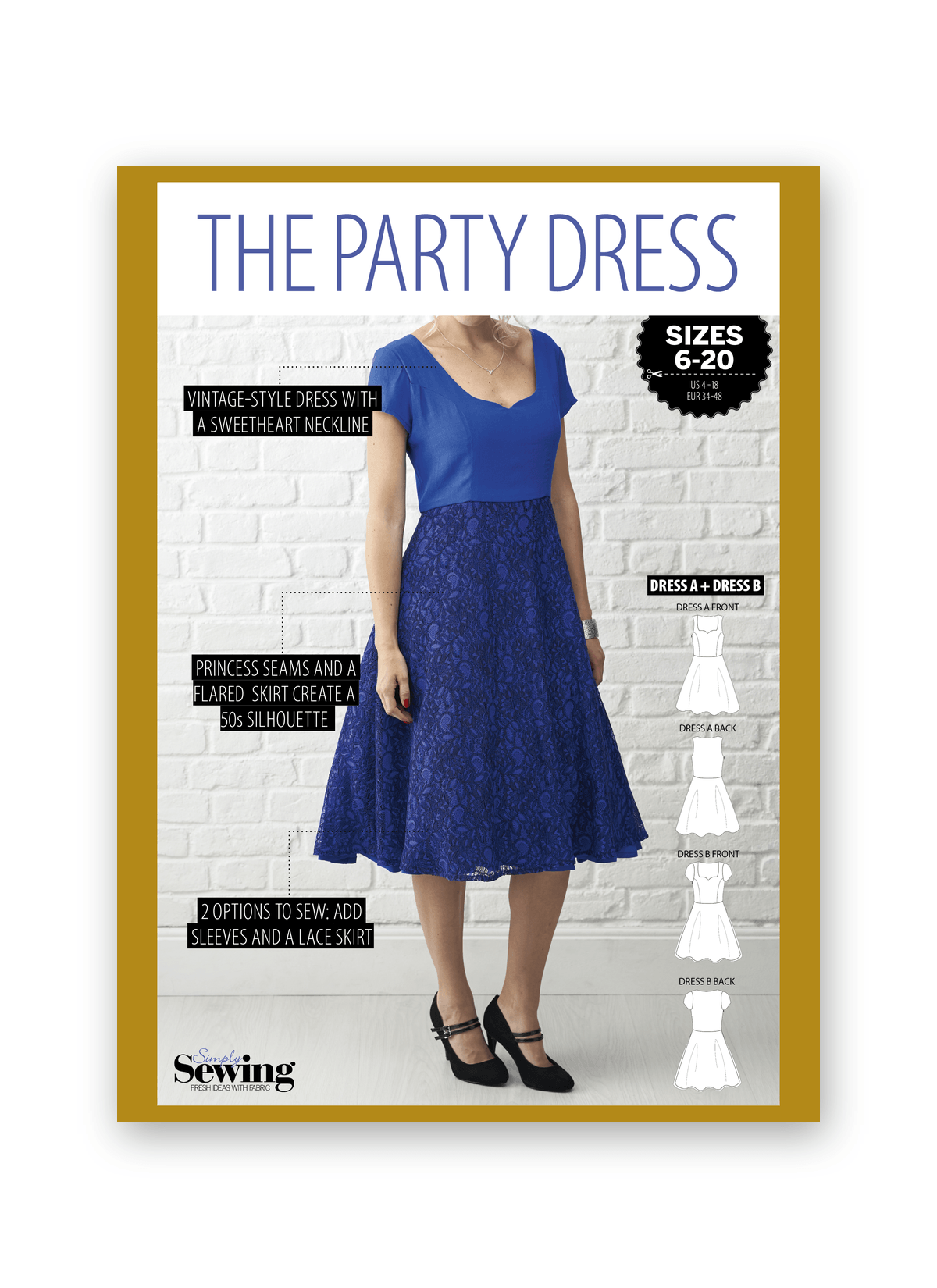 Simply Sewing Party Dress PDF Sewing Pattern