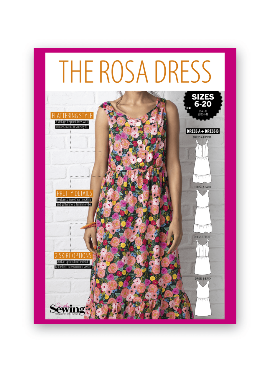 Simply Sewing Rosa Dress PDF Sewing Pattern