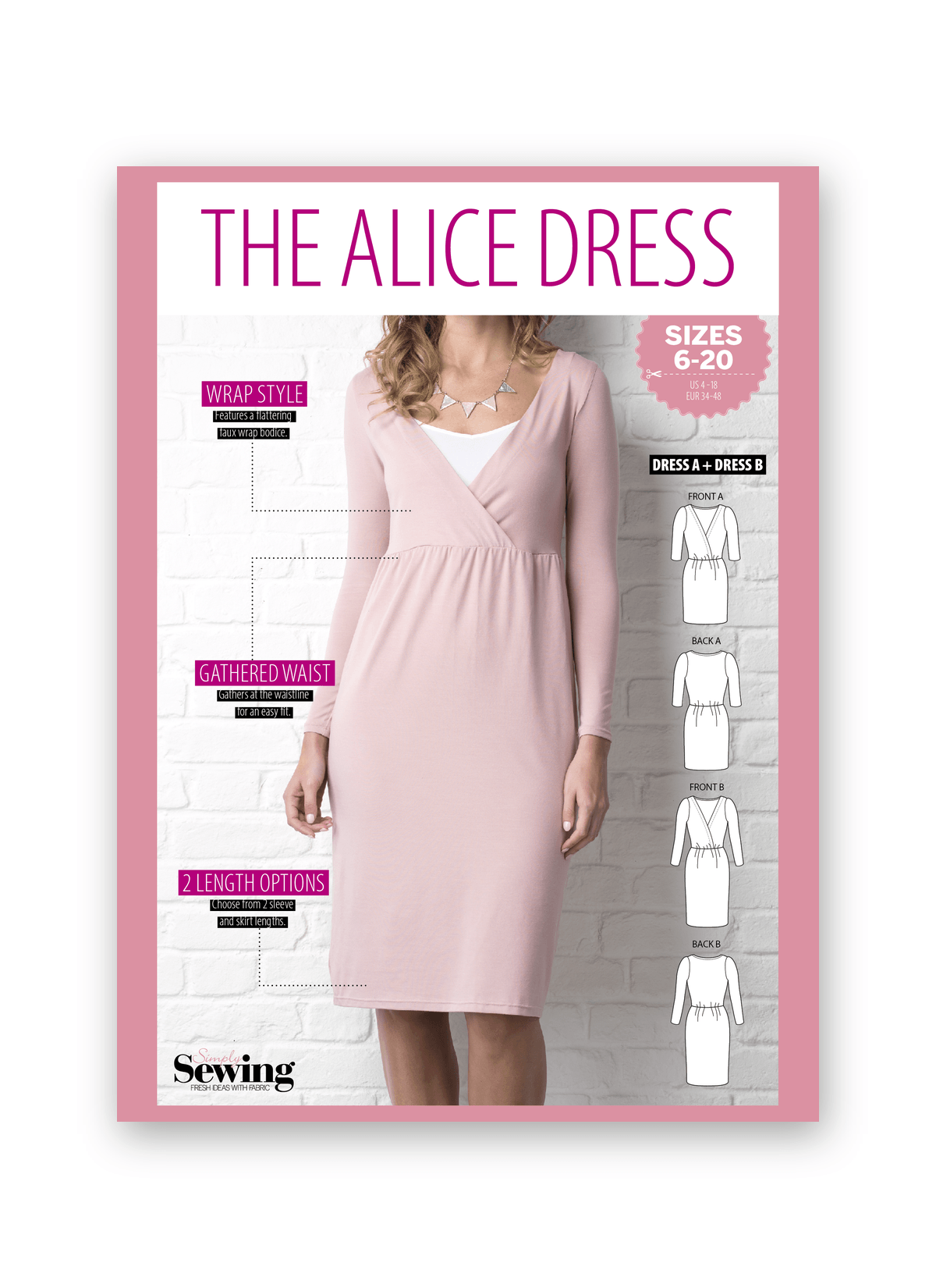 Simply Sewing Alice Dress PDF Sewing Pattern