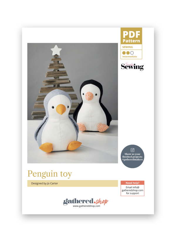 Simply Sewing Penguin Toy PDF Sewing Pattern