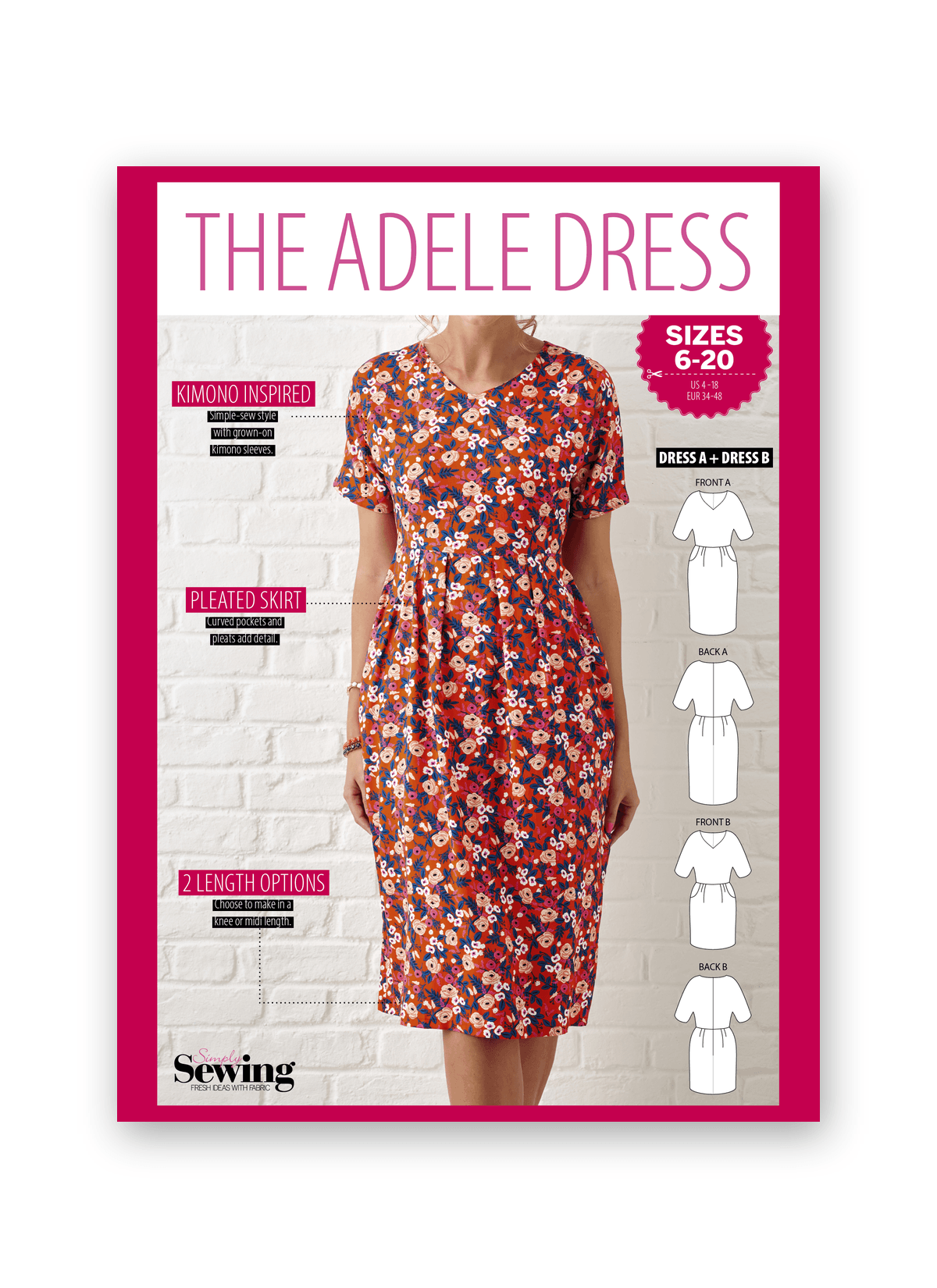 Simply Sewing Adele Dress PDF Sewing Pattern