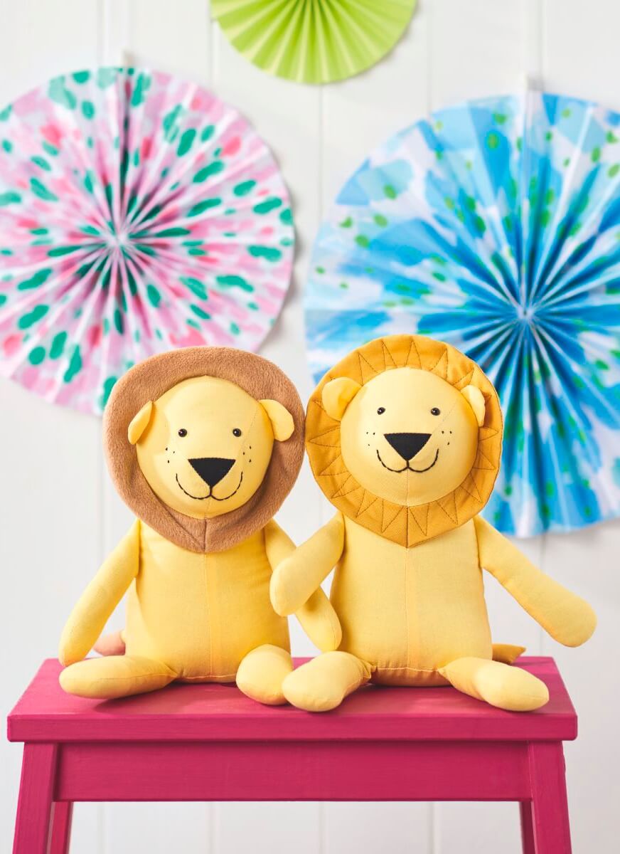 Simply Sewing Lion Toy PDF Sewing Pattern