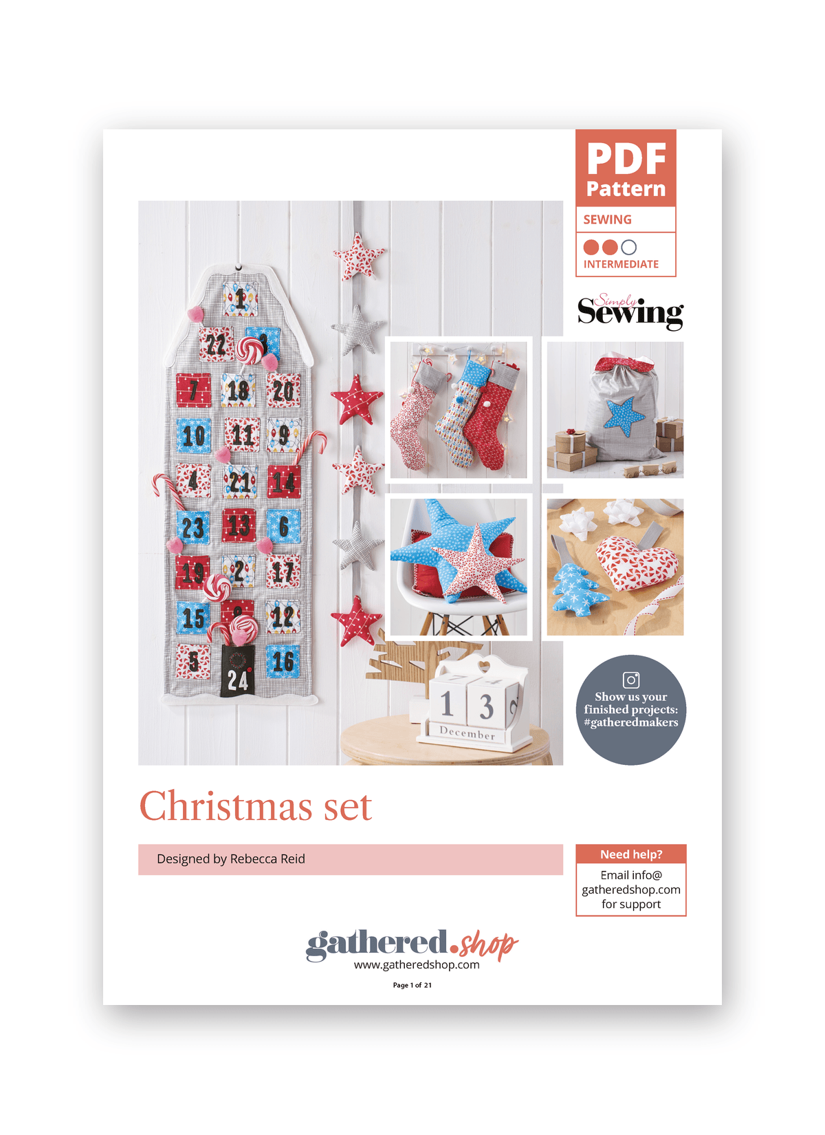 Simply Sewing Christmas Set PDF Sewing Pattern
