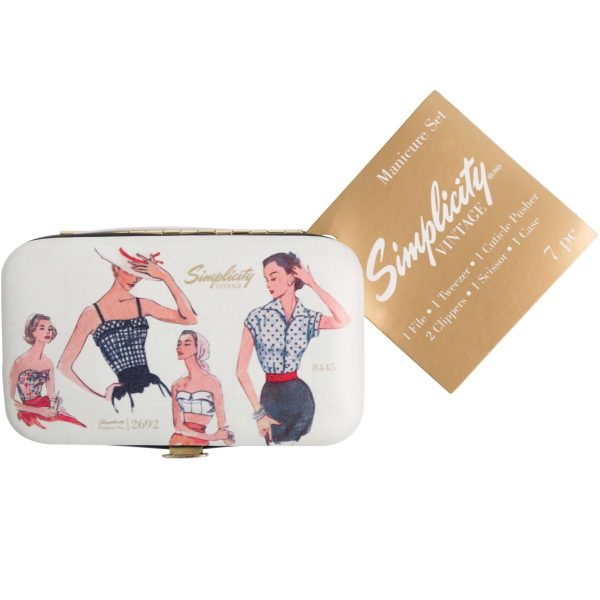 SIMPLICITY VINTAGE 7 PC MANICURE SET - 2692 8445