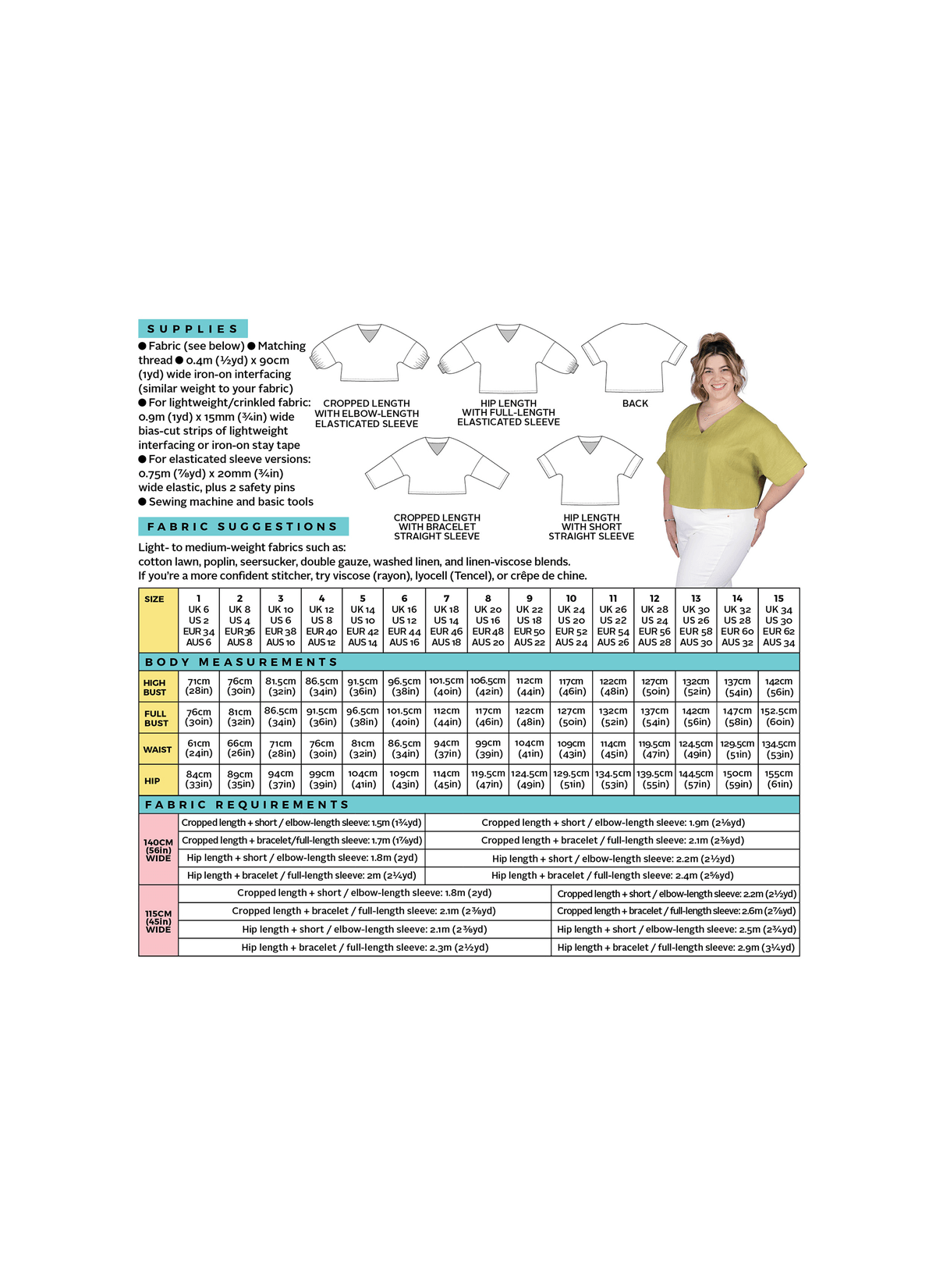 Tilly and the Buttons Samara Top Sewing Pattern