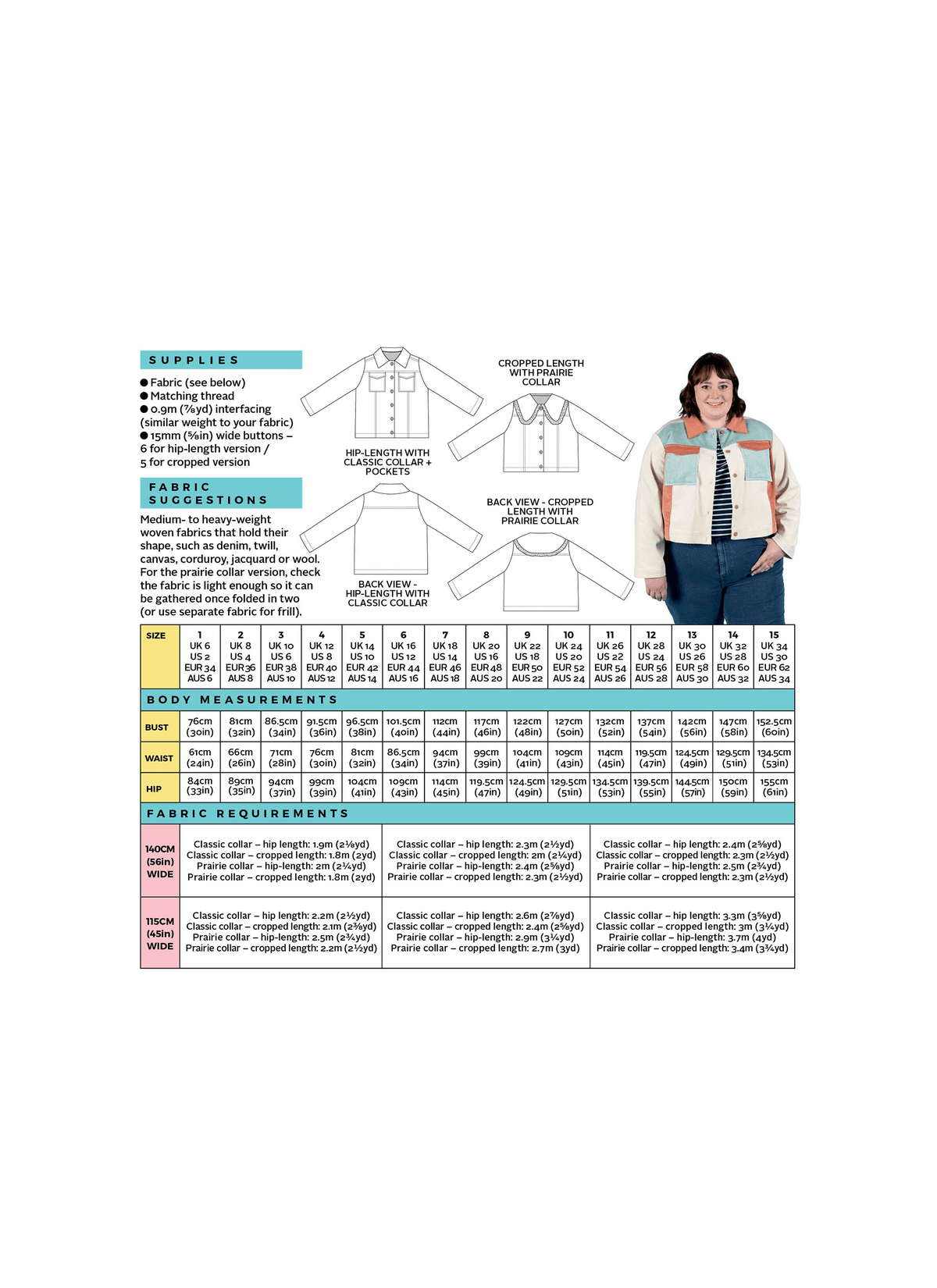 Tilly and the Buttons Sonny Jacket Sewing Pattern