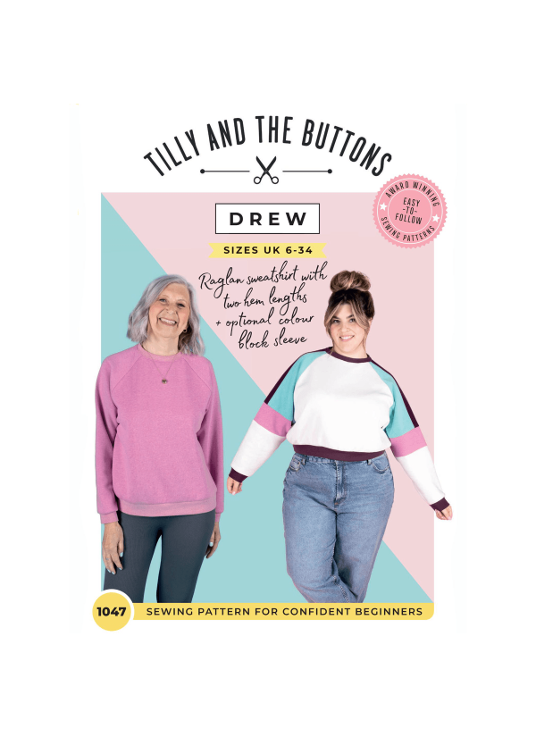 Tilly and the Buttons Drew Sweatshirt Sewing Pattern