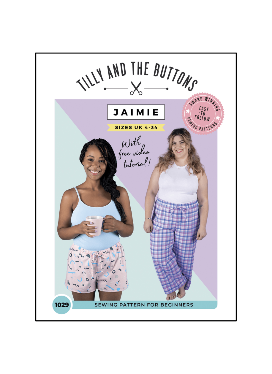 Tilly and the Buttons Jaimie Pyjama Bottoms + Shorts Sewing Pattern