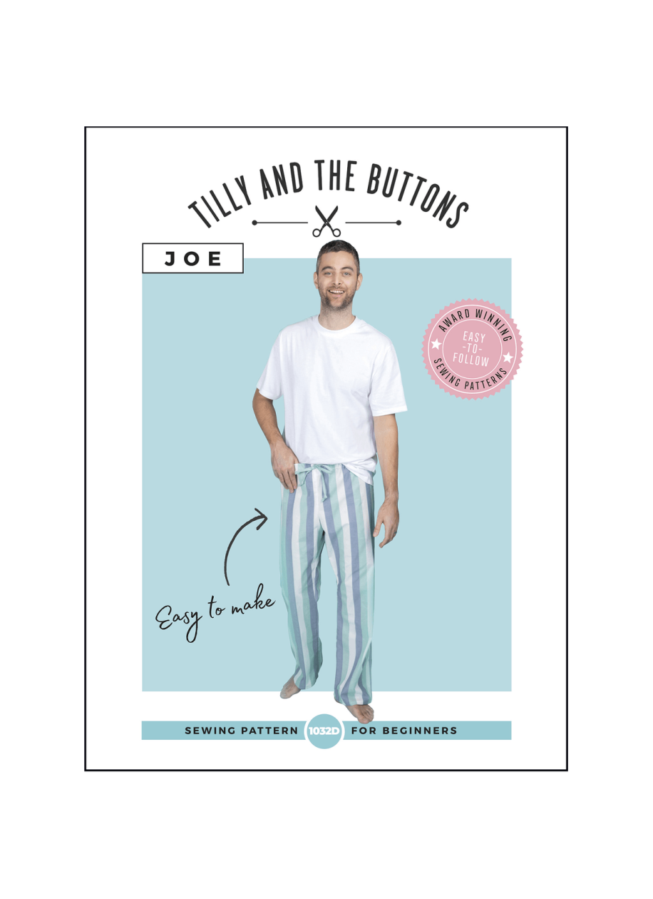 Tilly and the Buttons Joe Pyjama Bottoms + Shorts Sewing Pattern