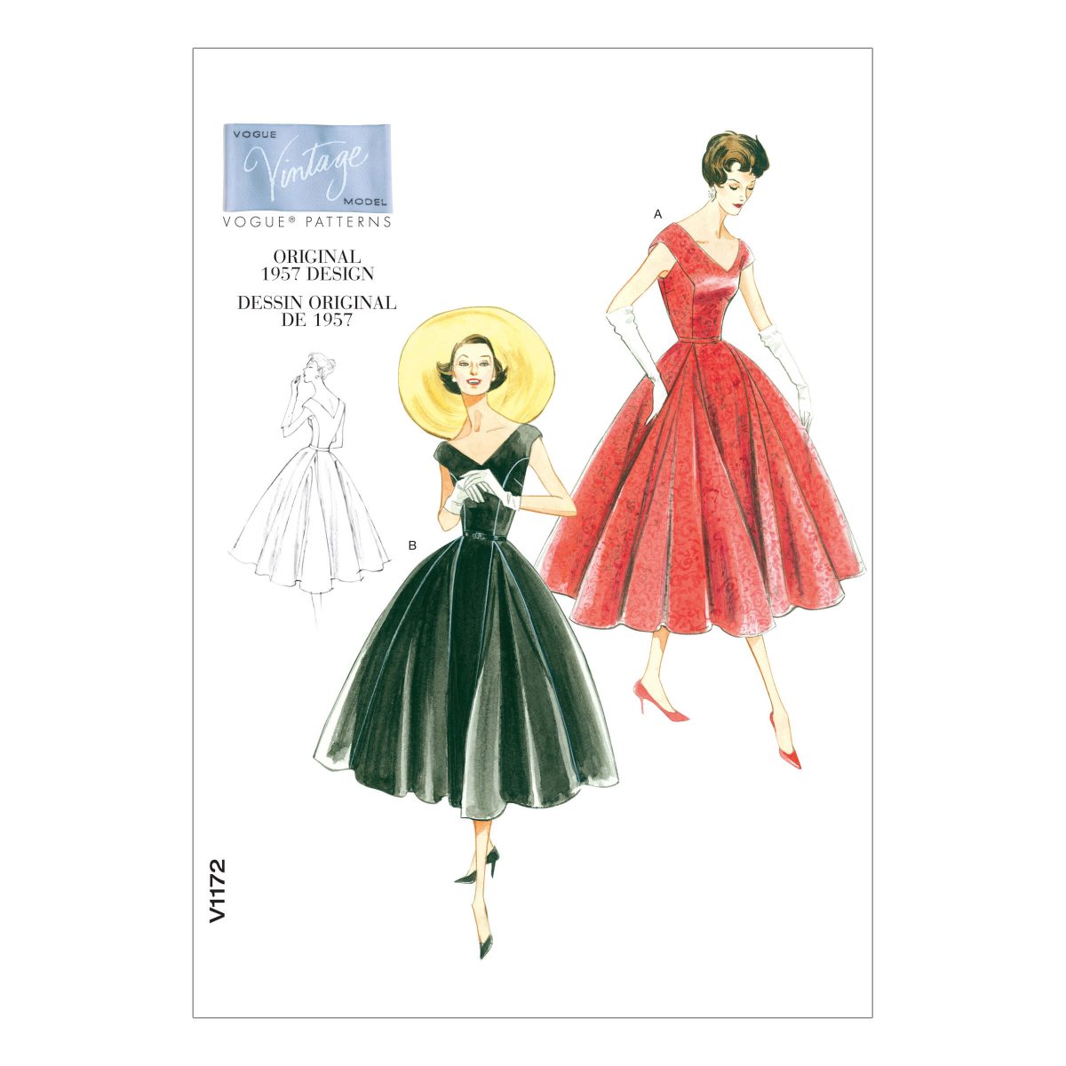 Vogue Patterns V1172 Misses'/Misses' Petite Dress and Belt