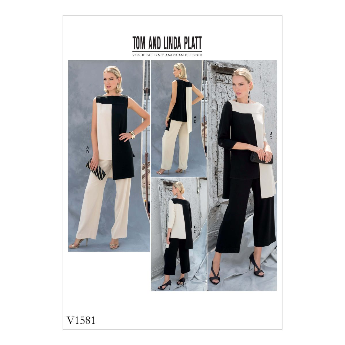 Vogue Patterns V1581 Misses' Tunic and Pants