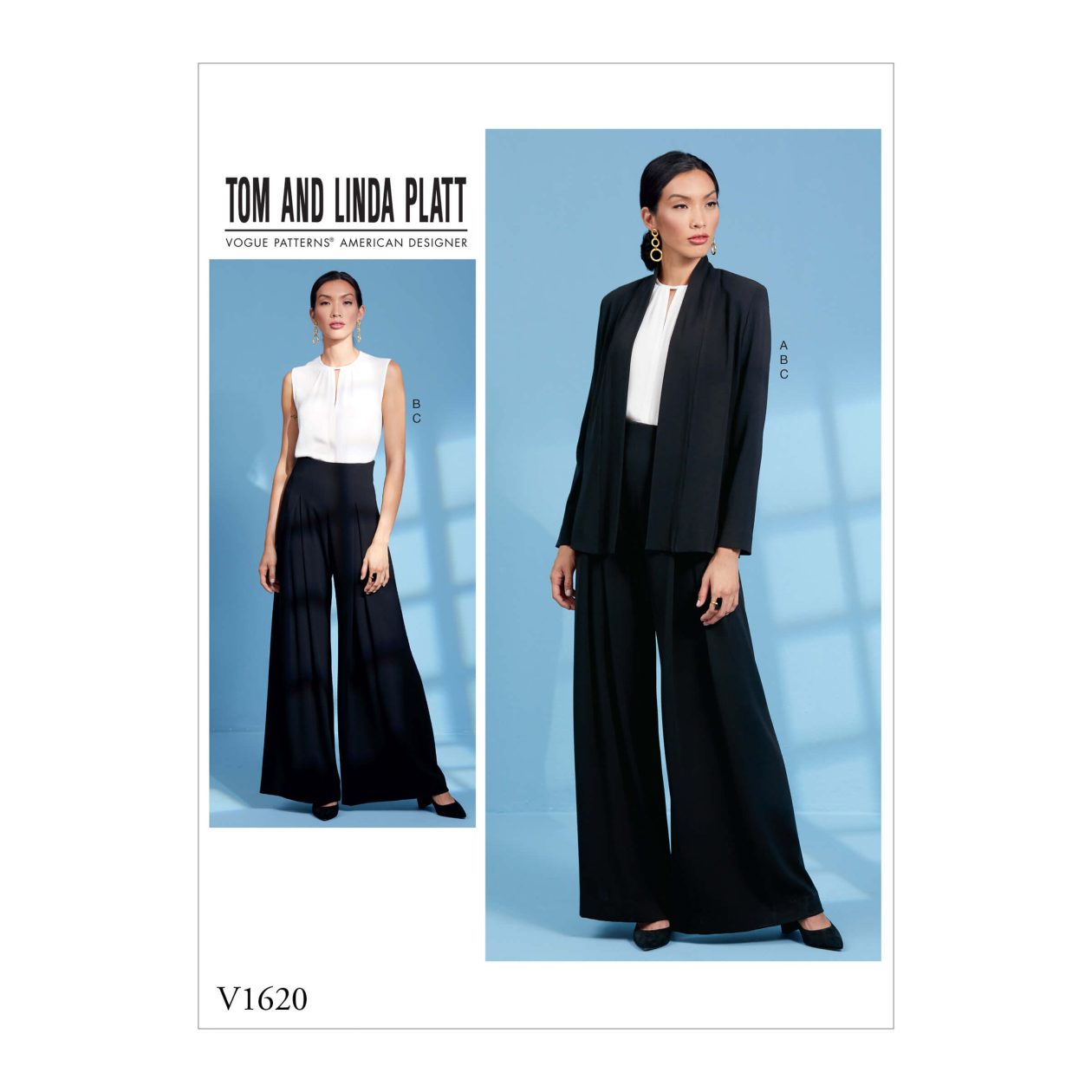 Vogue Patterns V1620 Misses' Jacket, Top and Pants