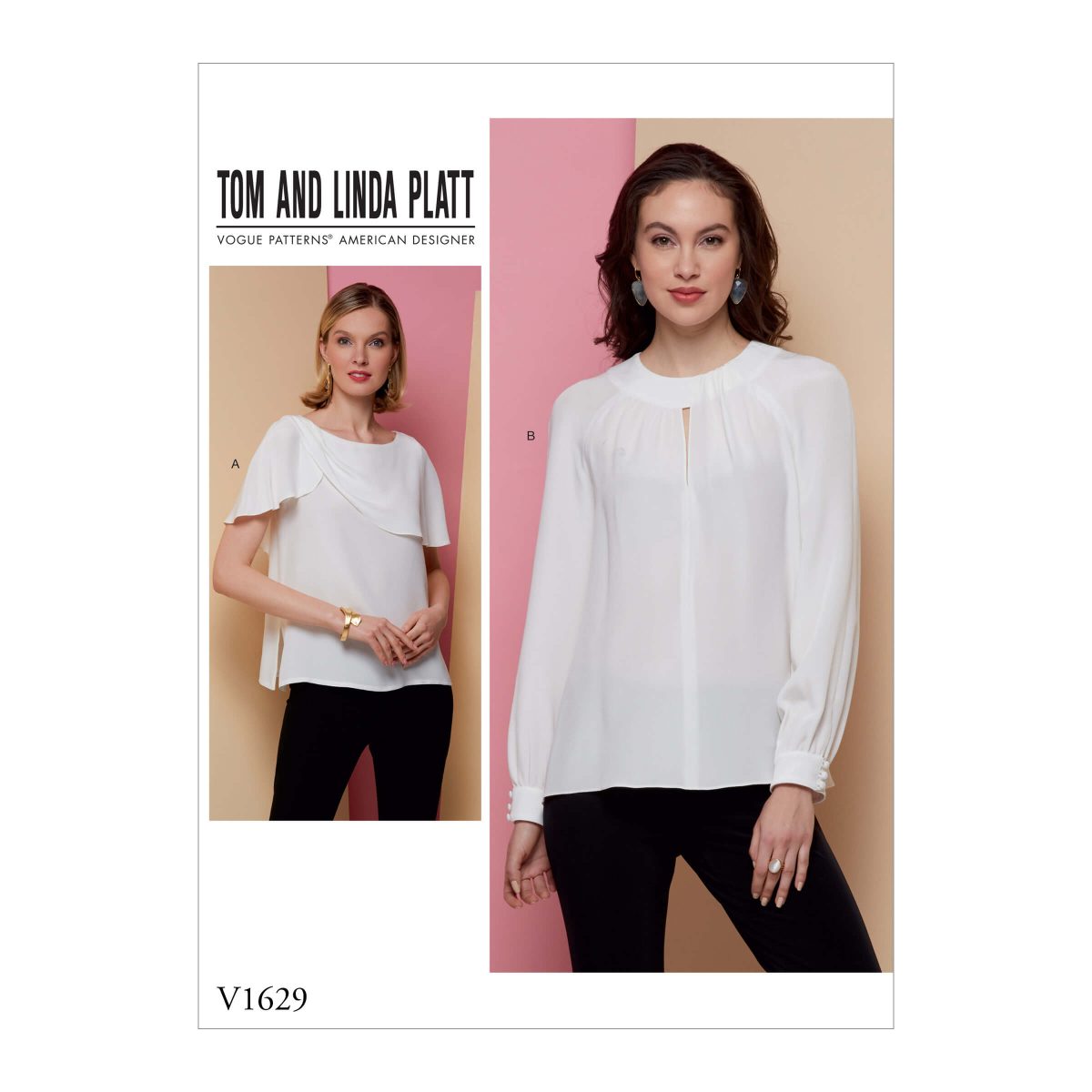 Vogue Patterns V1629 Tom & Linda Platt Misses' Top