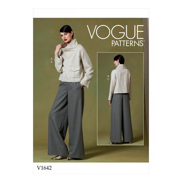 Vogue Patterns V1642 Misses' Top and Trousers