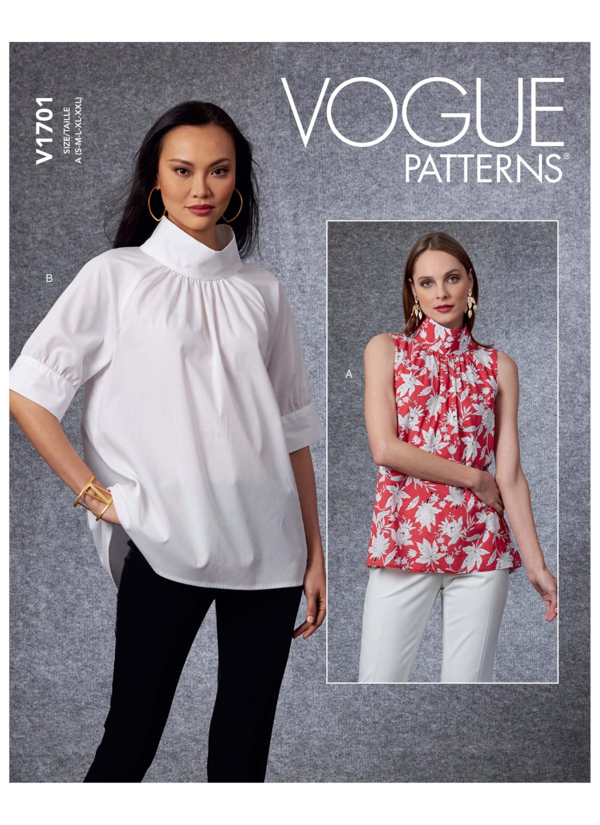 Vogue Patterns V1701 Misses' Top