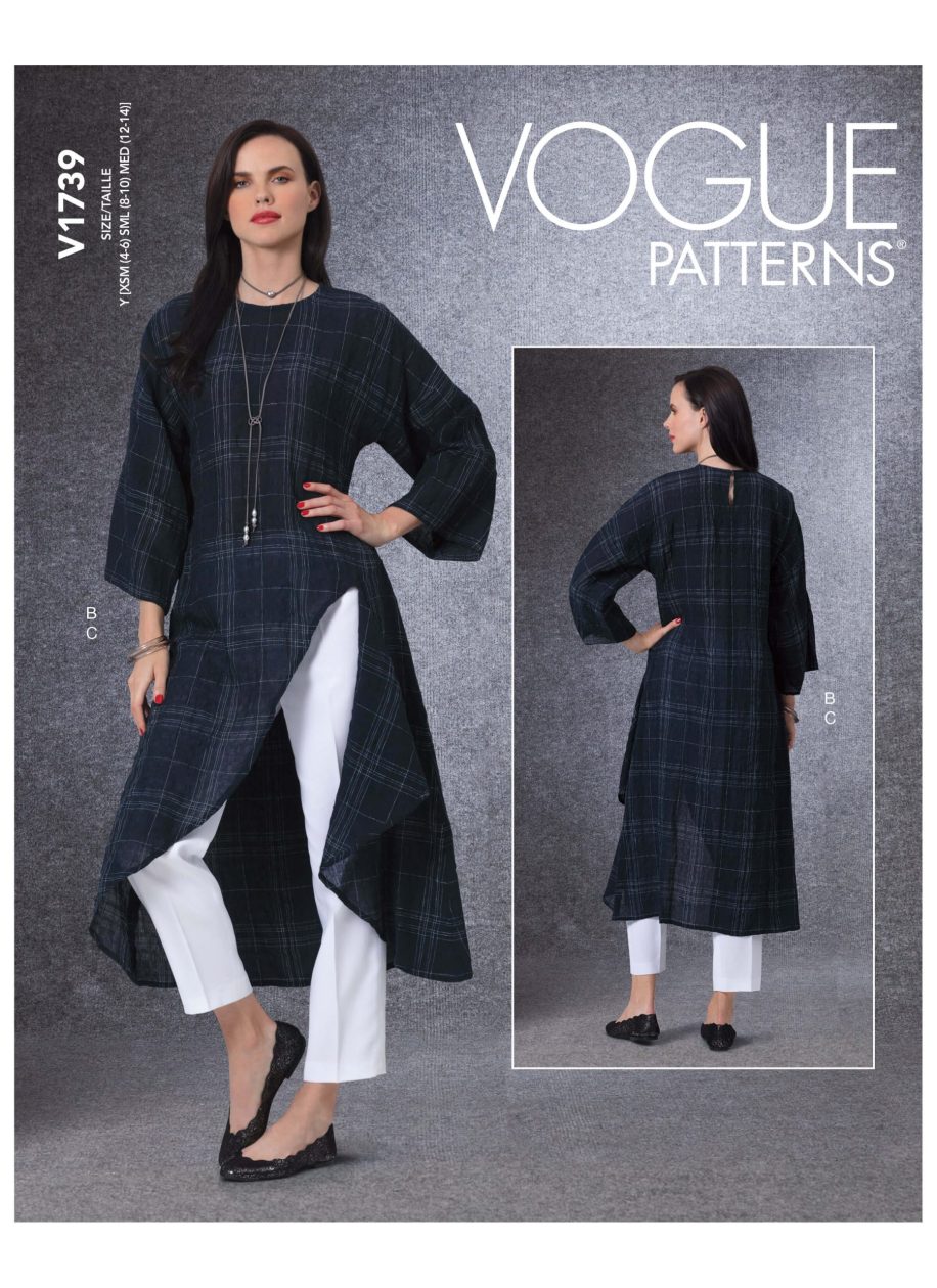 Vogue Patterns V1739 Misses' Tunic and Trousers