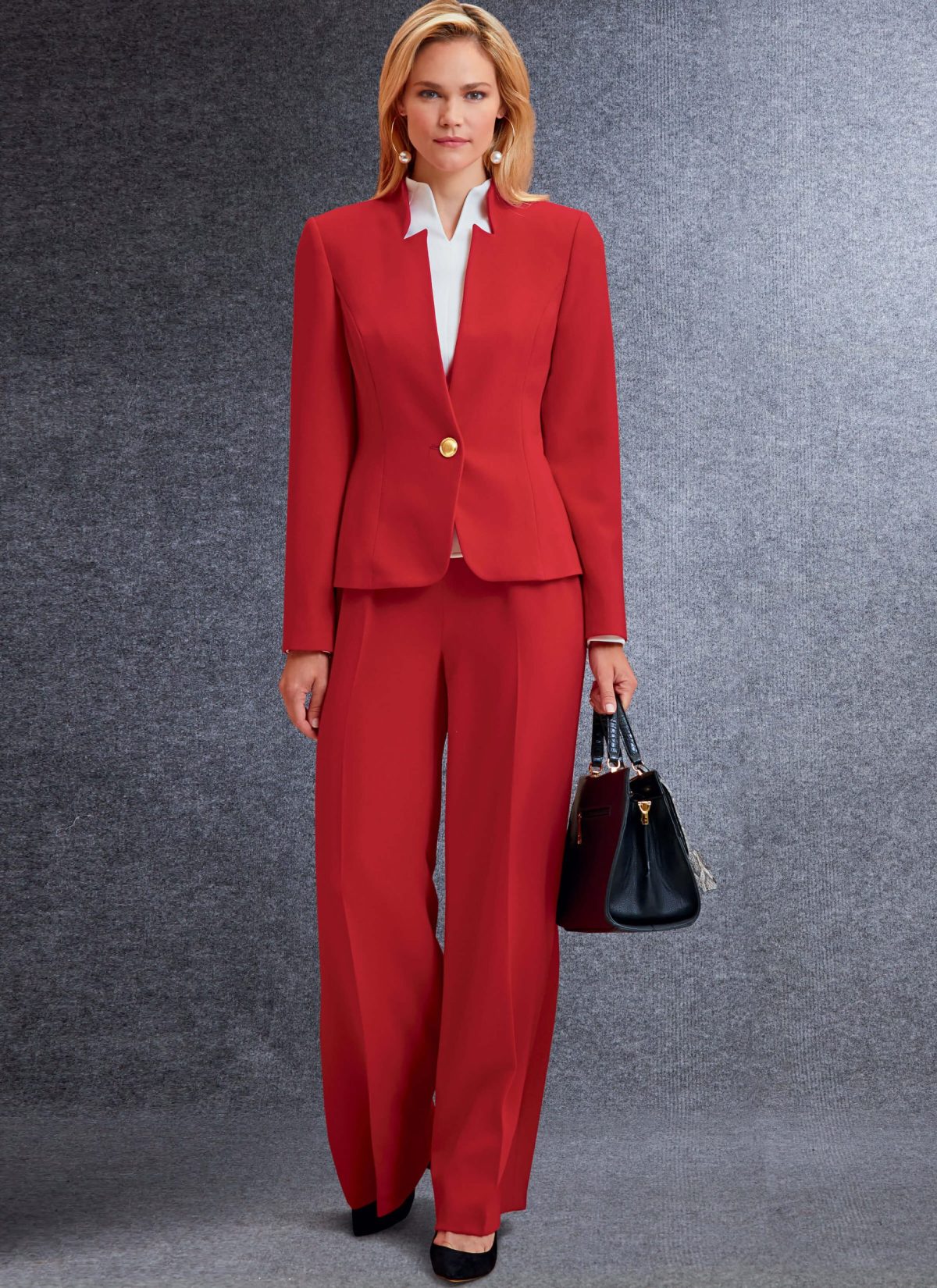 Vogue Patterns V1741 Misses' Jacket, Top, Dress, Trousers and Jumpsuit