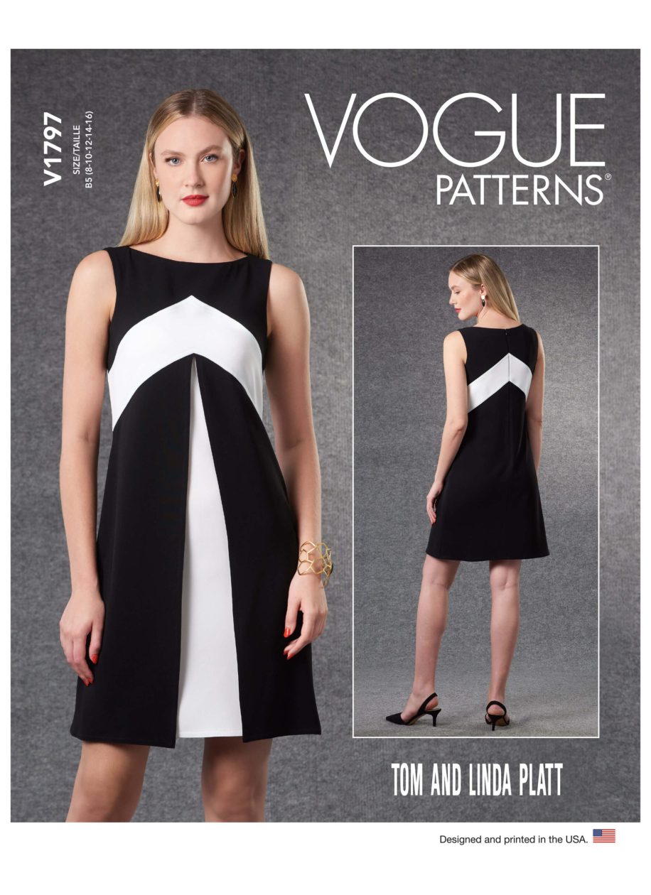 Vogue Patterns V1797 Misses' Dress Tom and Linda Platt