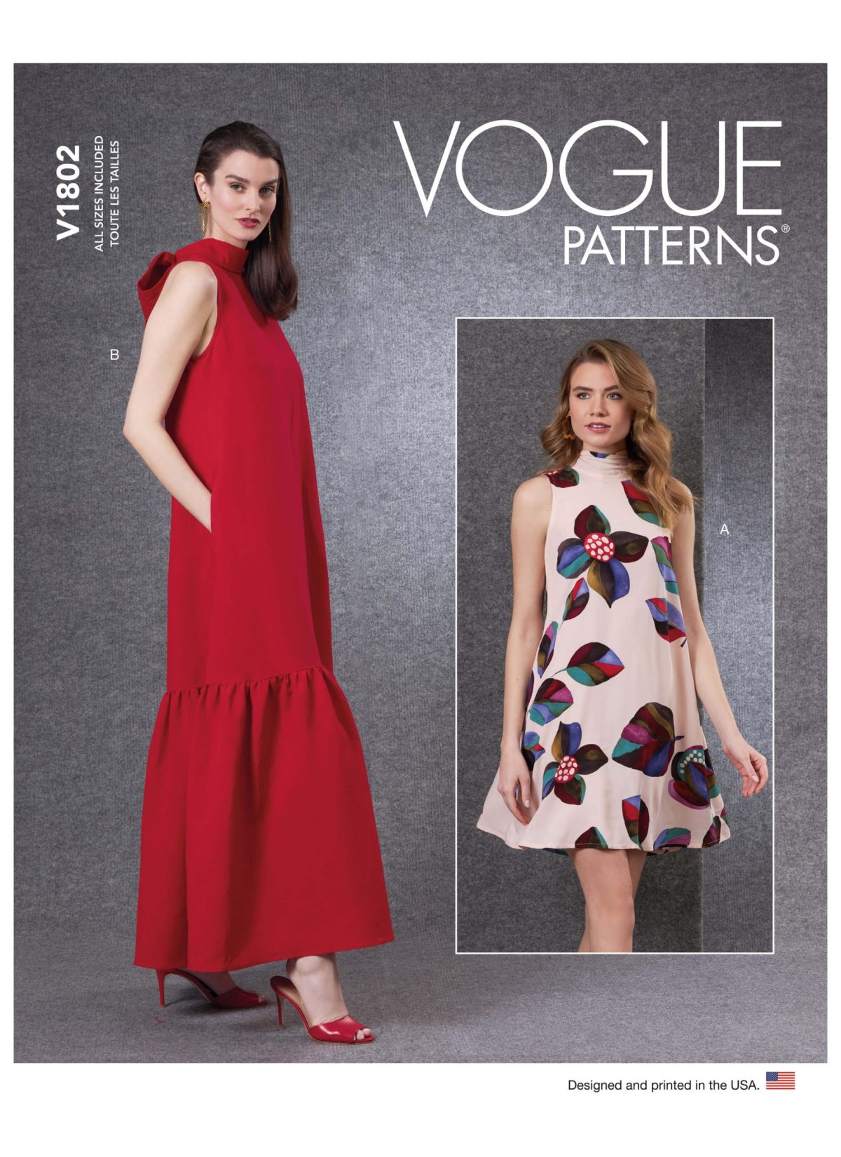 Vogue Patterns V1802 Misses' Dresses
