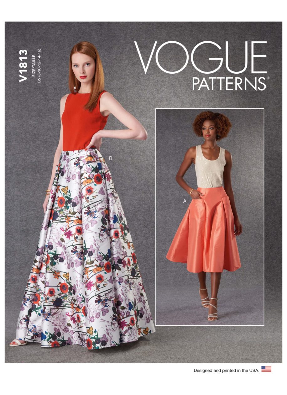 Vogue Patterns V1813 Misses' Skirts