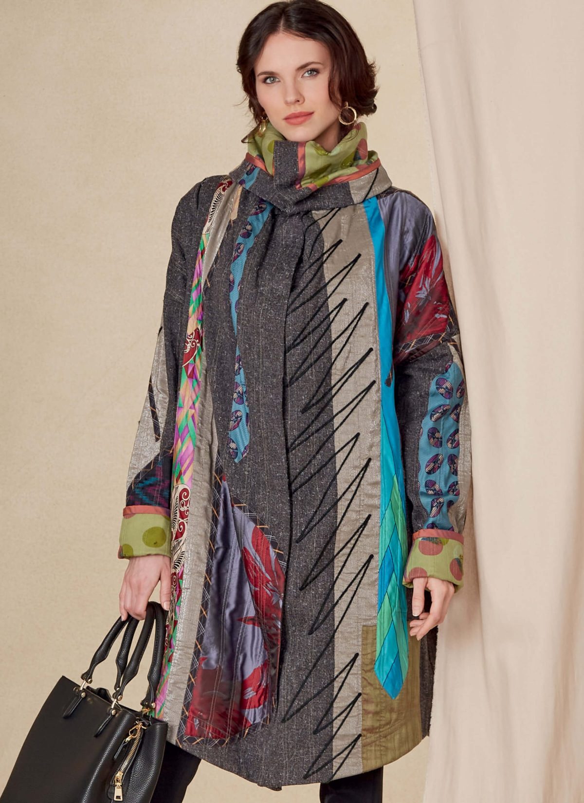 Vogue Patterns V1816 Misses' Reversible Coat, Júlio César NYC