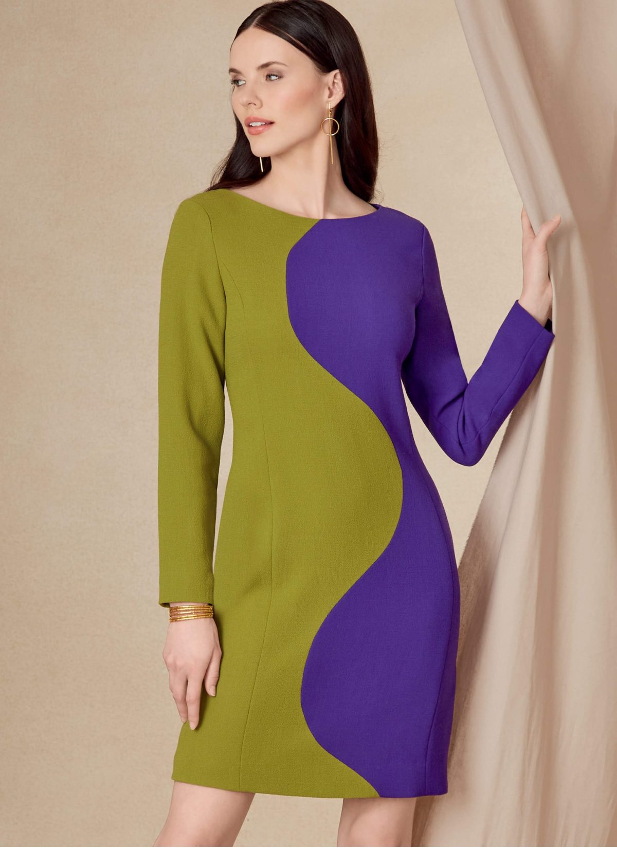 Vogue Patterns V1819 Misses' Dress, Tom And Linda Platt