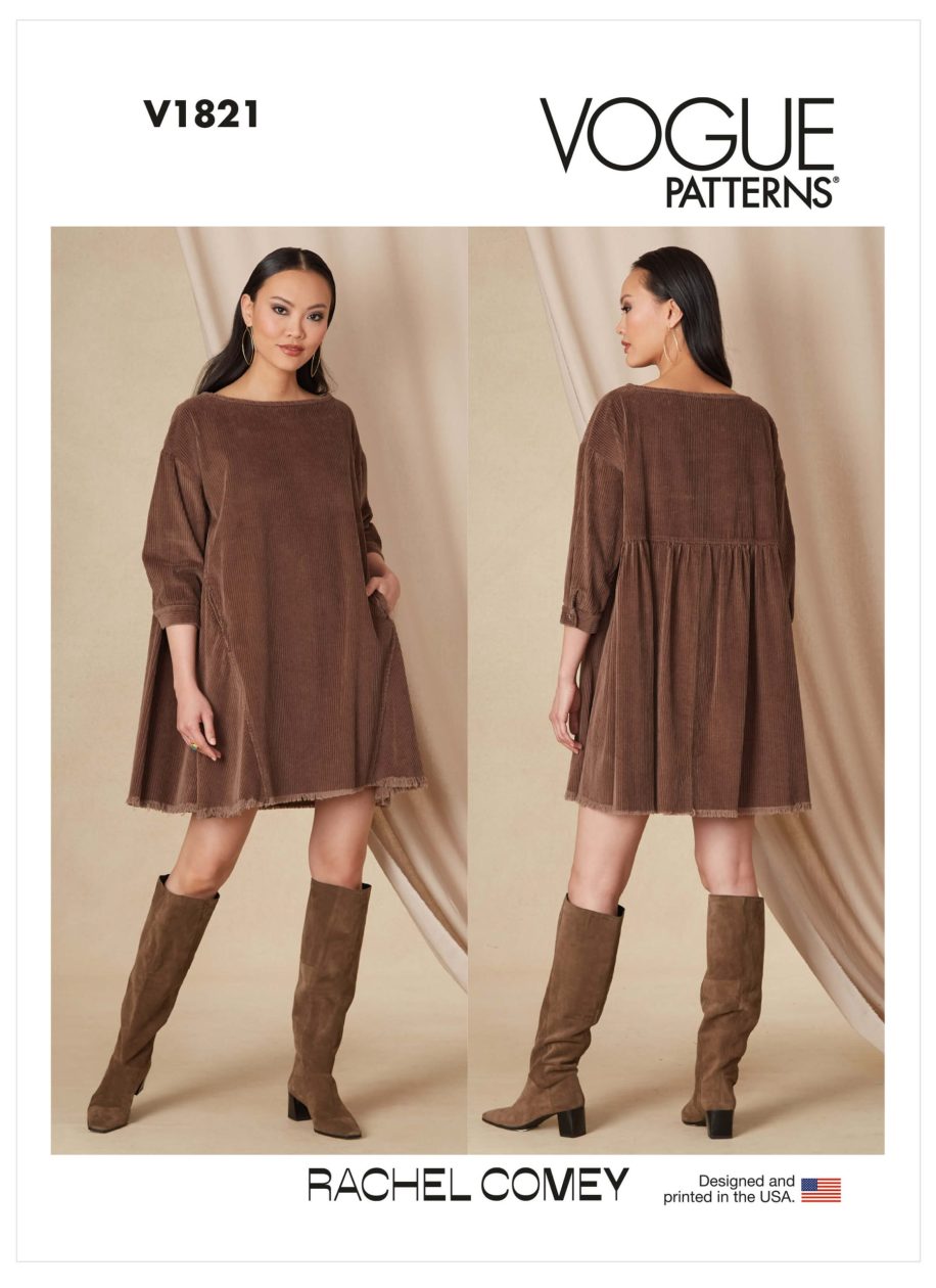 Vogue Patterns V1821 Misses' Dress, Rachel Comey