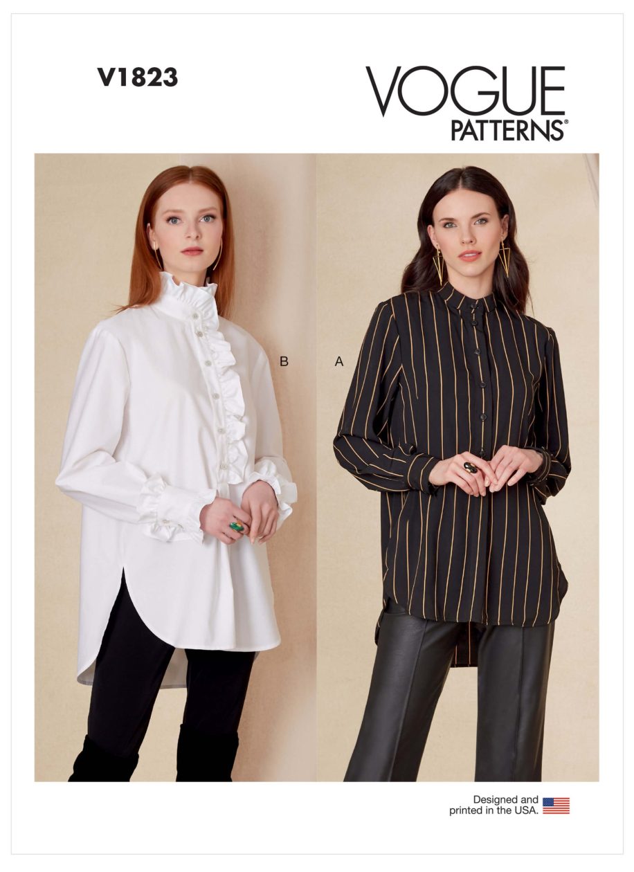 Vogue Patterns V1823 Misses' and Misses' Petite Shirt
