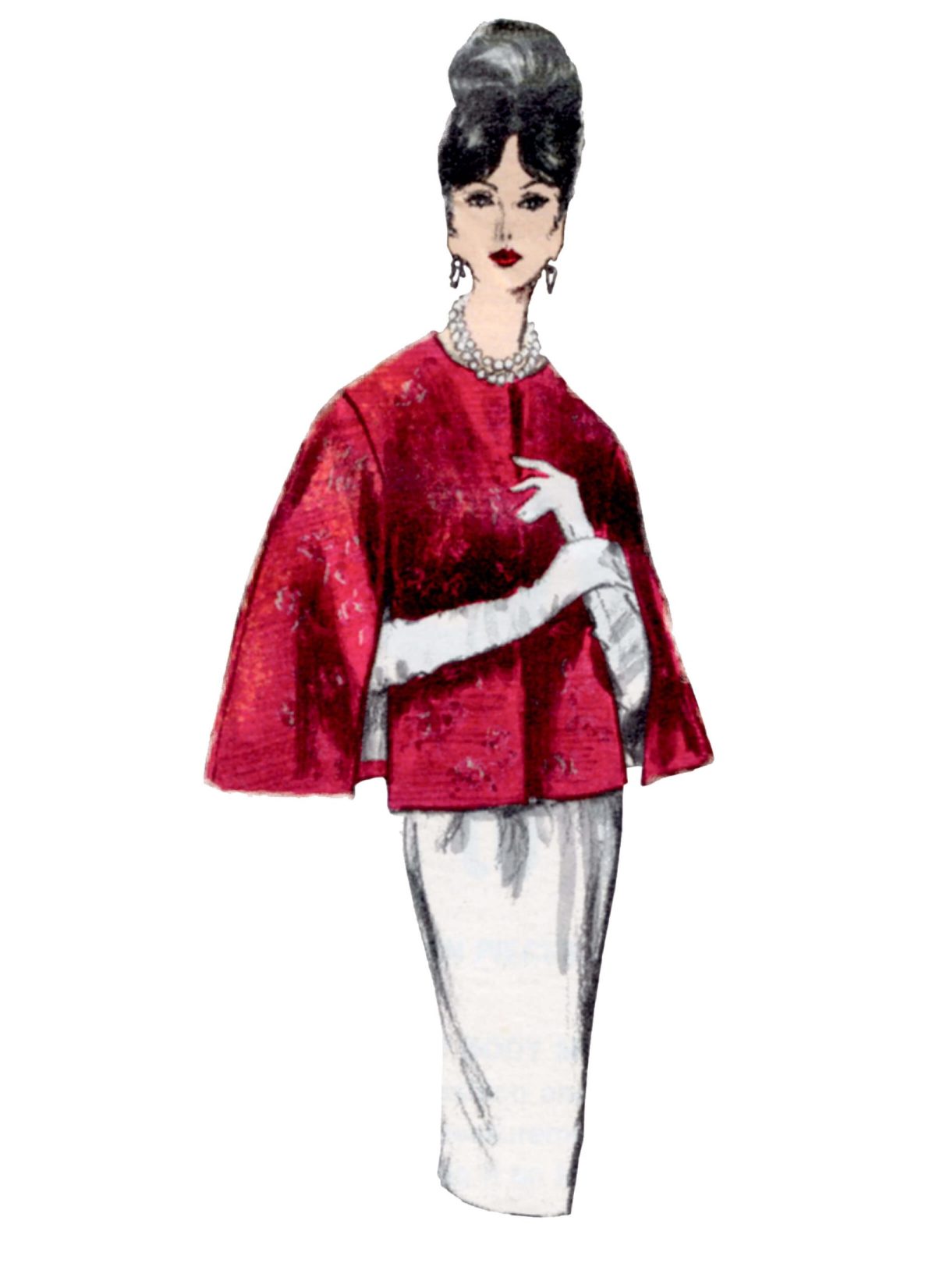Vogue Pattern V1838 Misses' Vintage Cape