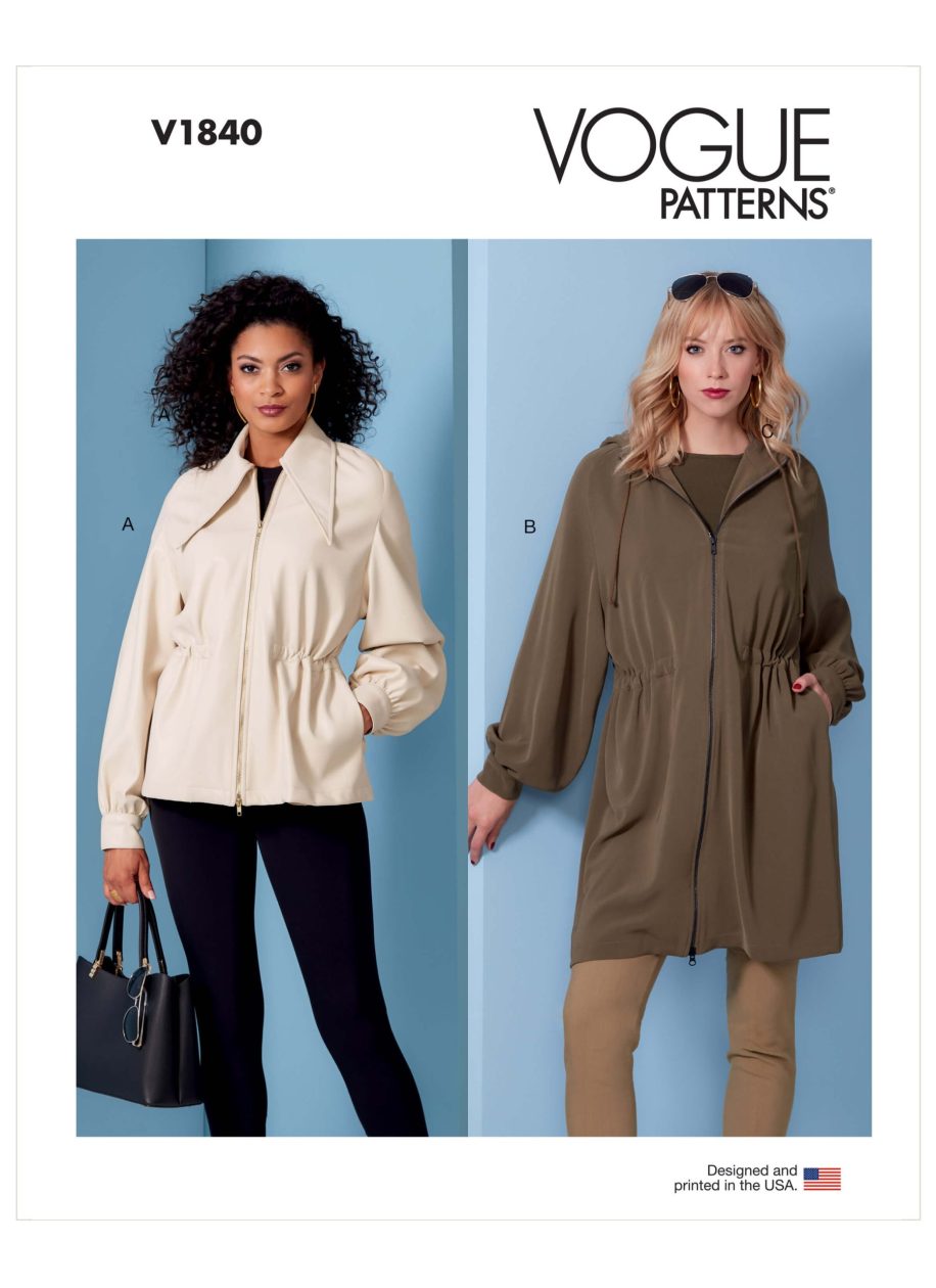 Vogue Pattern V1840 Misses' Jacket