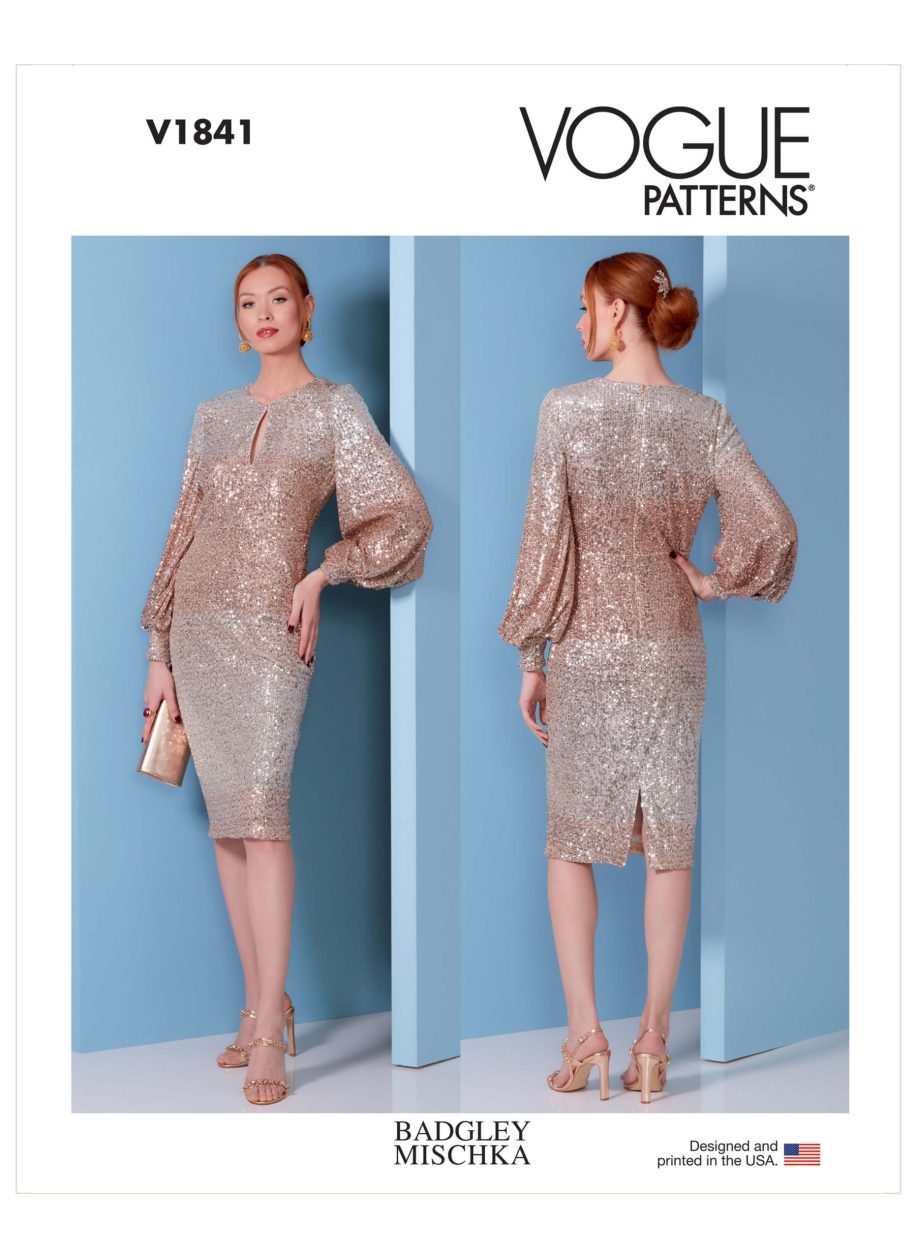 Vogue Pattern V1841 Misses', Misses' Petite Special Occasion Dress