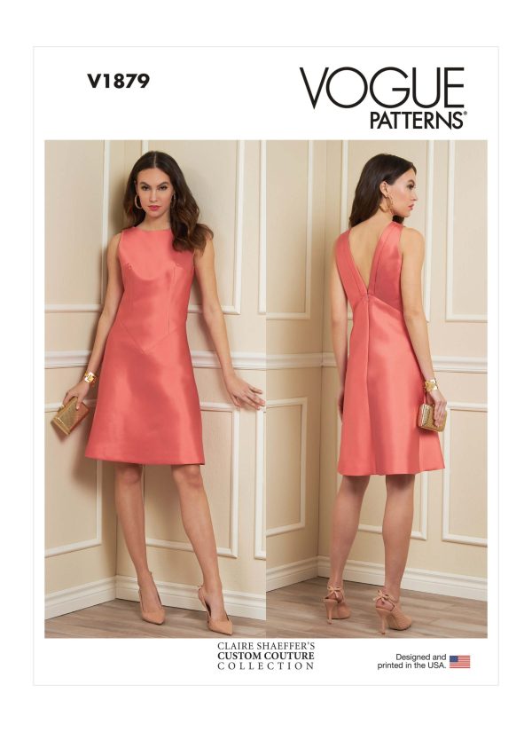 Vogue Patterns 1879 Misses' Dress by Claire Shaeffer