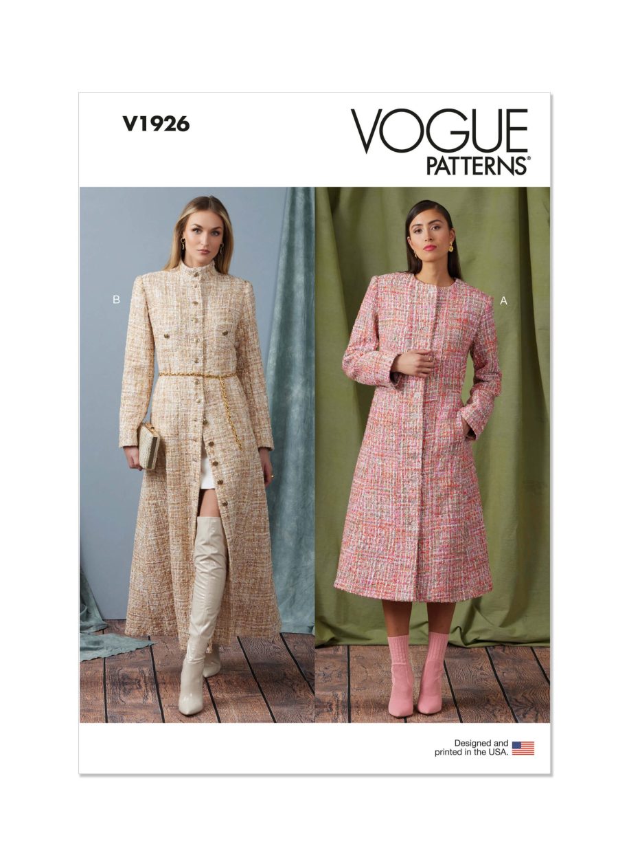 Vogue Patterns V1926 Misses' Coat
