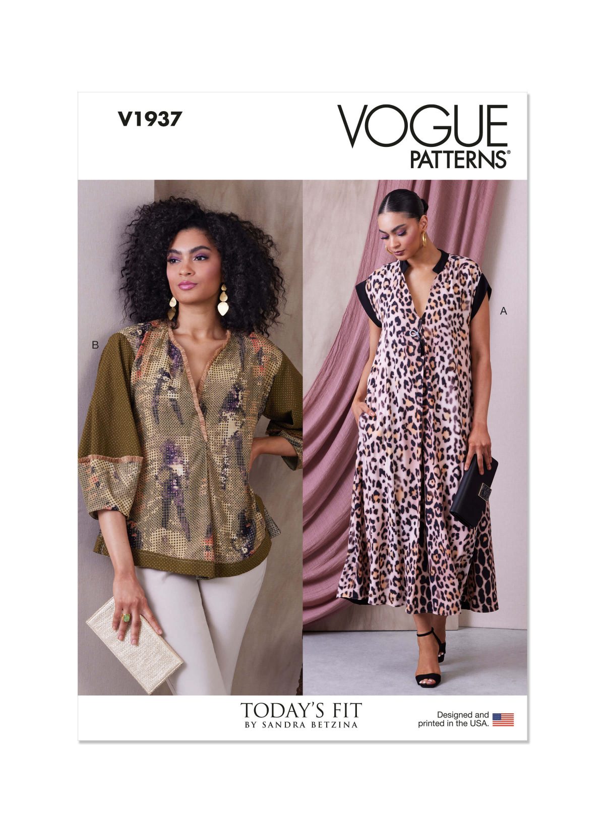 Vogue Patterns V1937 Misses' Dress and Tunic by Sandra Betzina