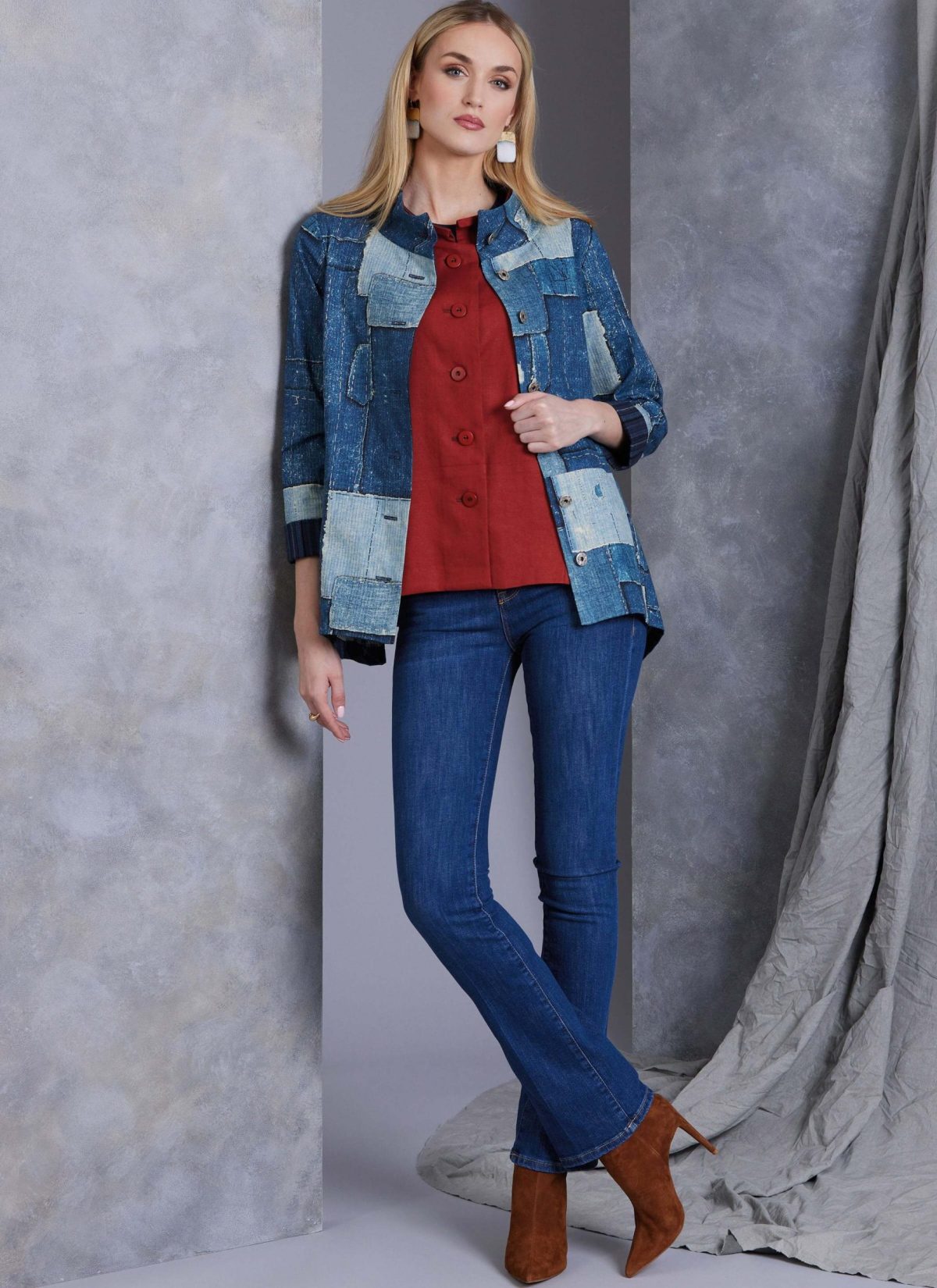 Vogue Patterns V1970 Misses' Waistcoat and Jacket by Marcy Tilton