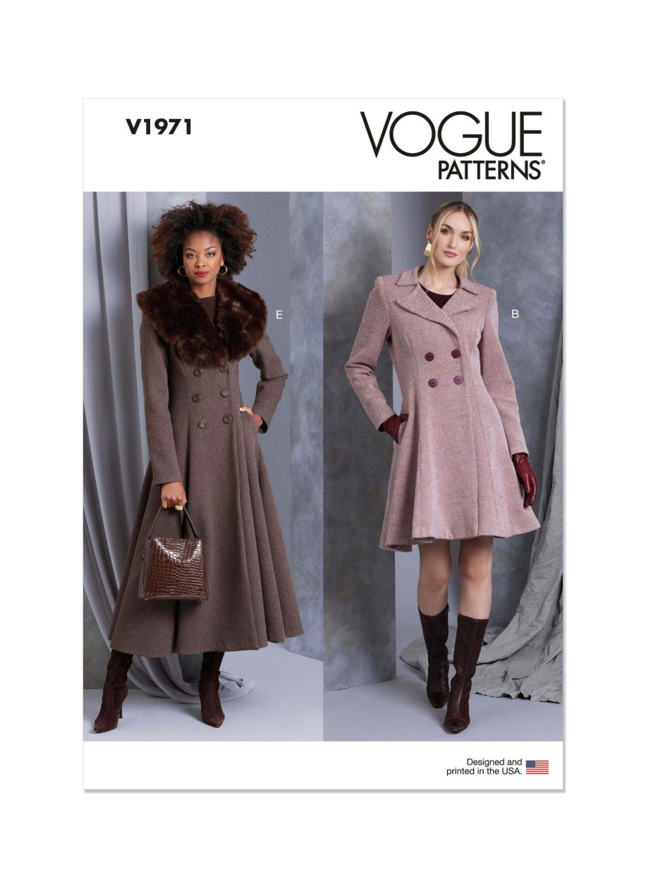 Vogue Patterns V1971 Misses' Coat in Five Lengths